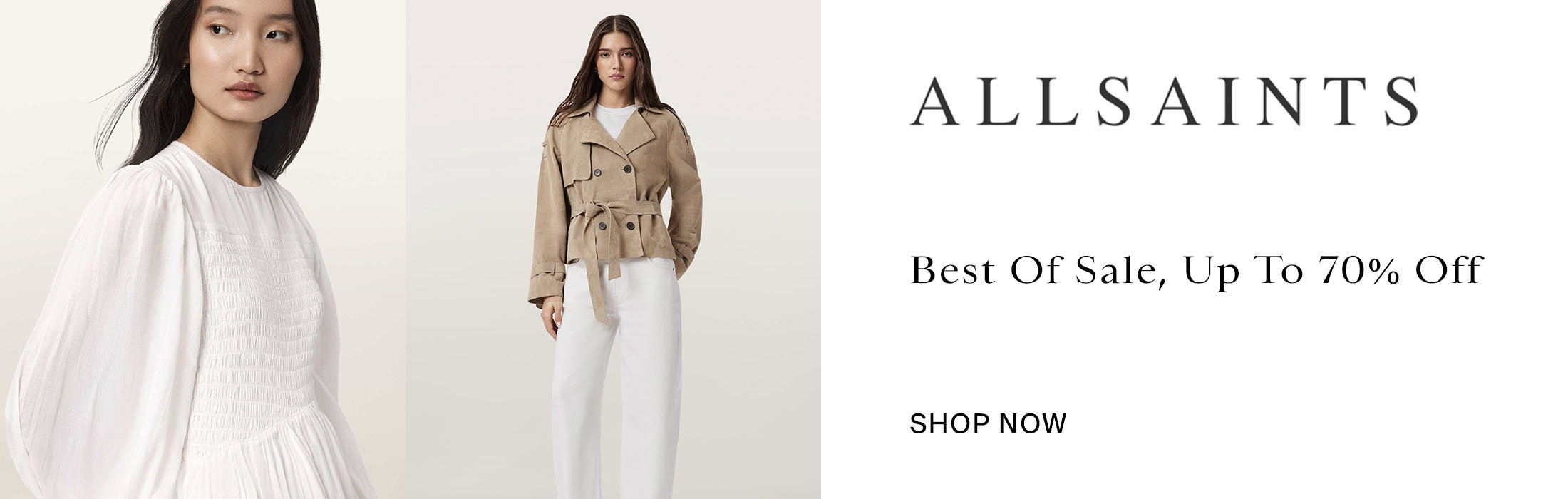 AllSaints Promotional Banner