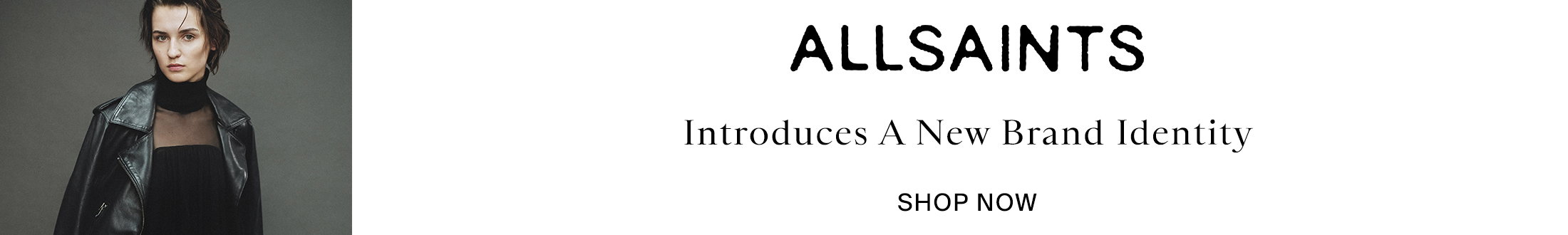 AllSaints introduces a new brand identity
