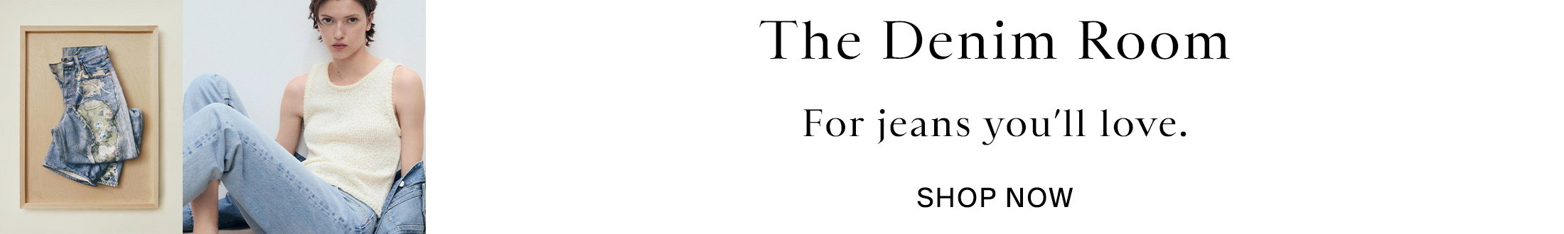 The Denim Room Promotional Banner
