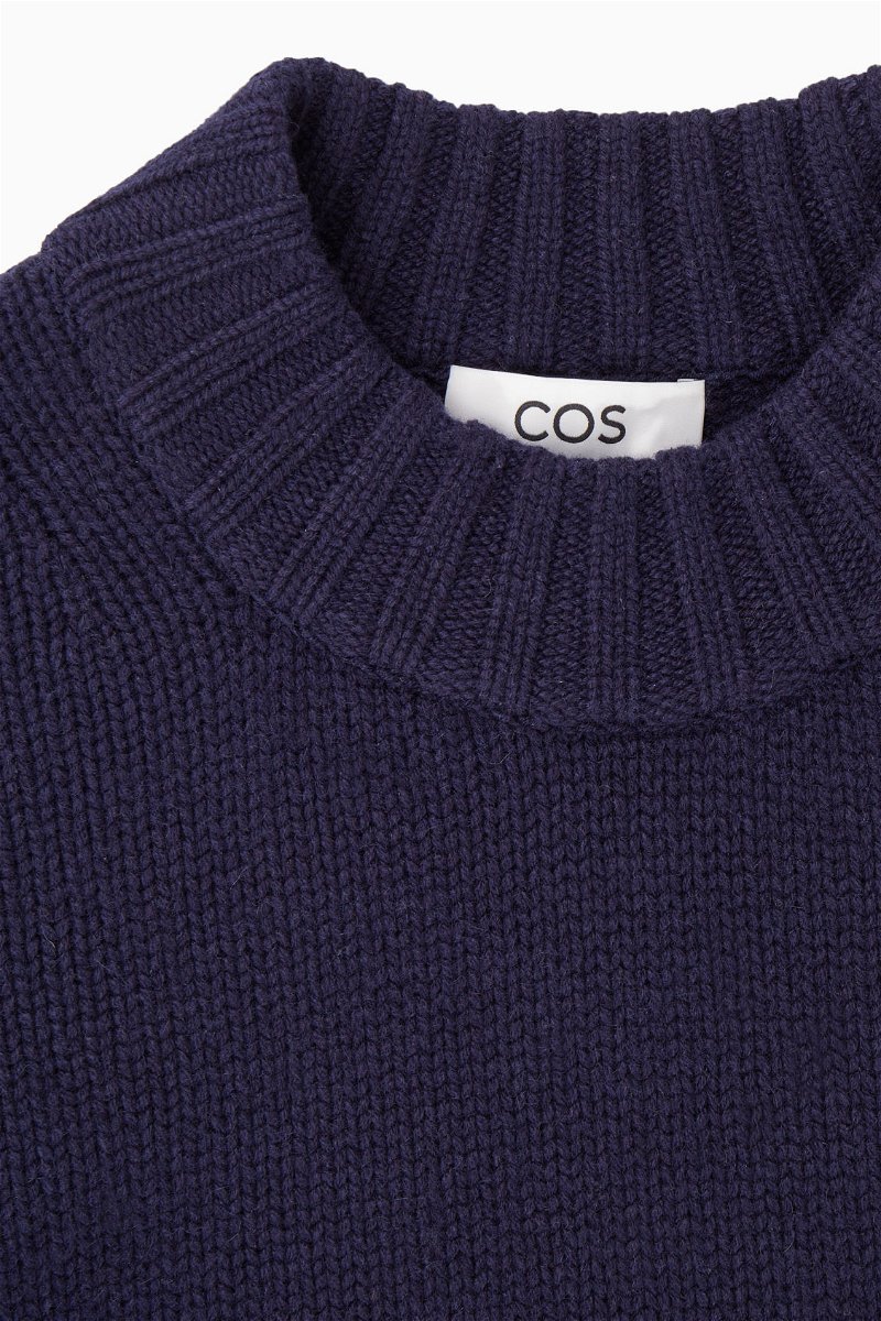 Pure Cashmere Supersoft Chunky Crew – Kitted in Cashmere
