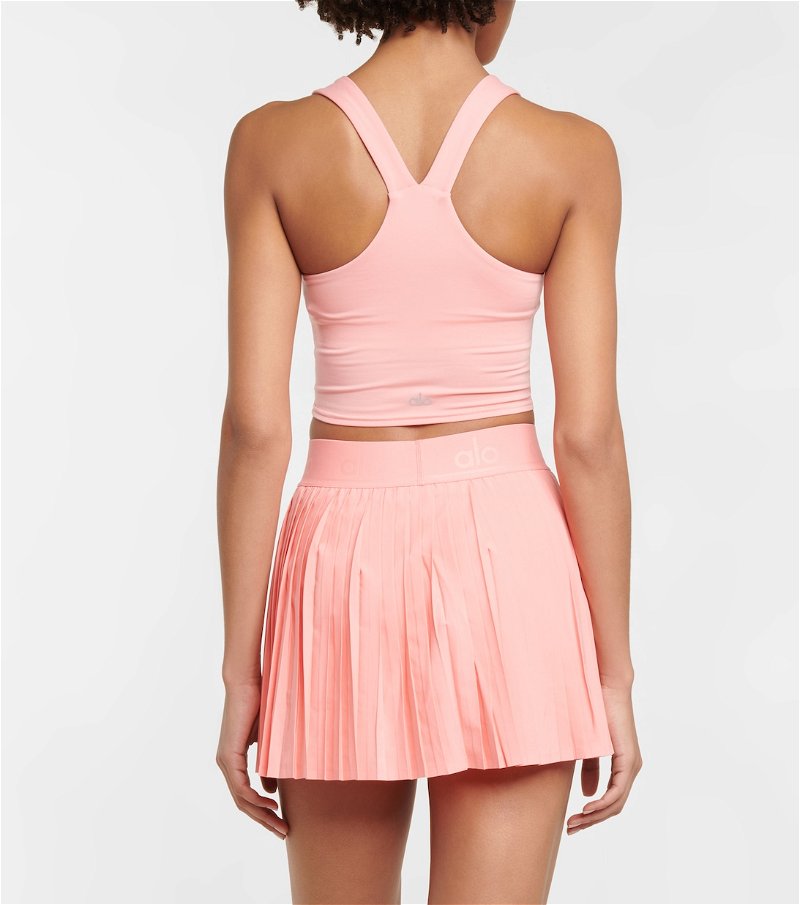 ALO YOGA Aces Tennis Skirt in Pink