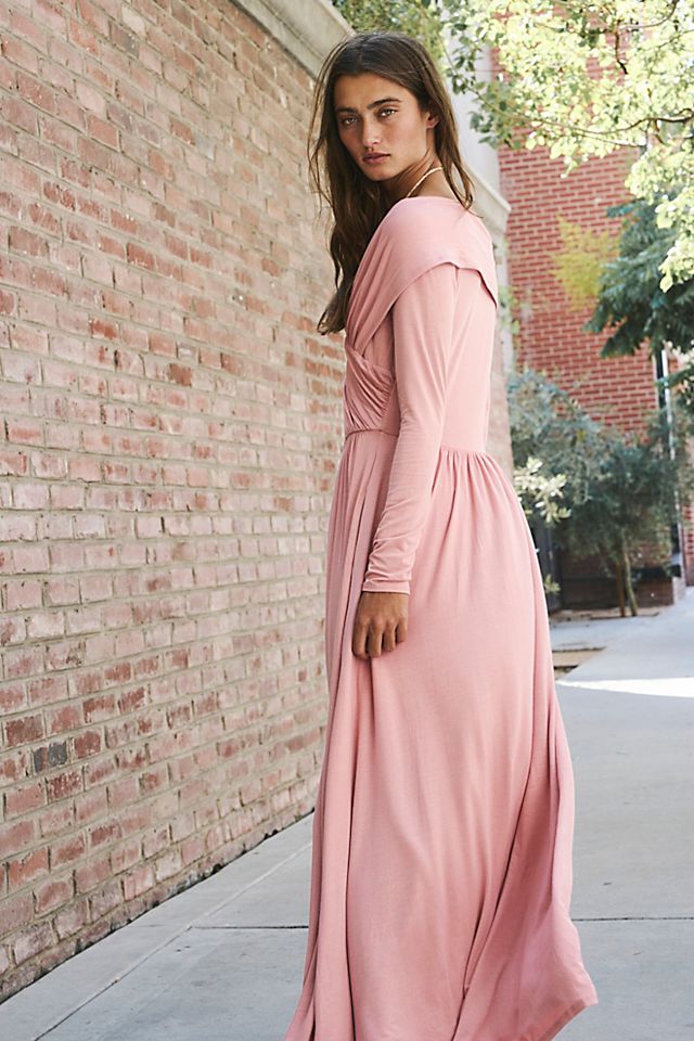strapless open back dress AMAYA SLIP DRESS main image 1