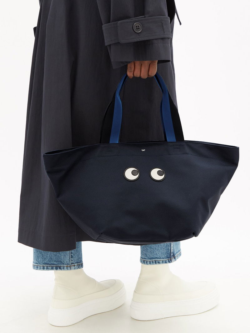 ANYA HINDMARCH Eyes Nastro Small Recycled-Shell Tote Bag endource