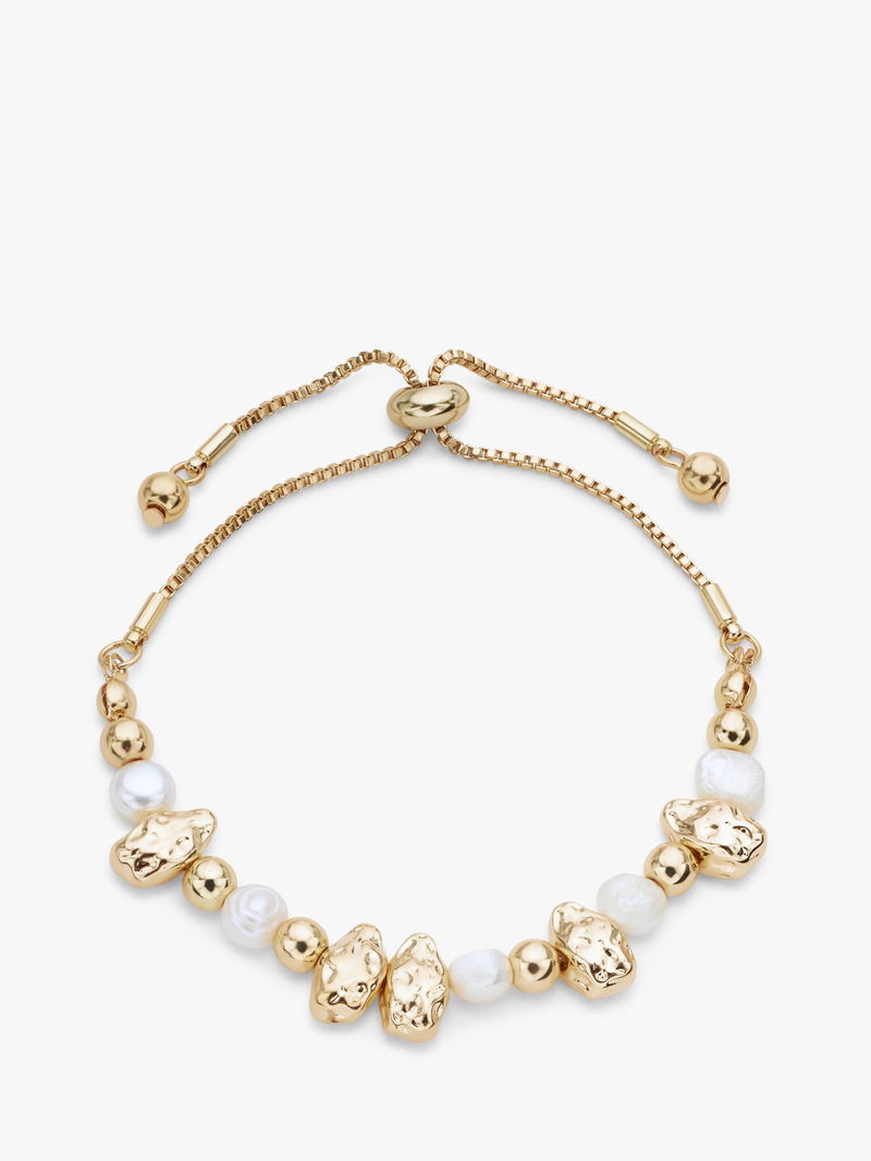 Slider Bracelet John Lewis Gold Bracelet JOHN LEWIS Irregular