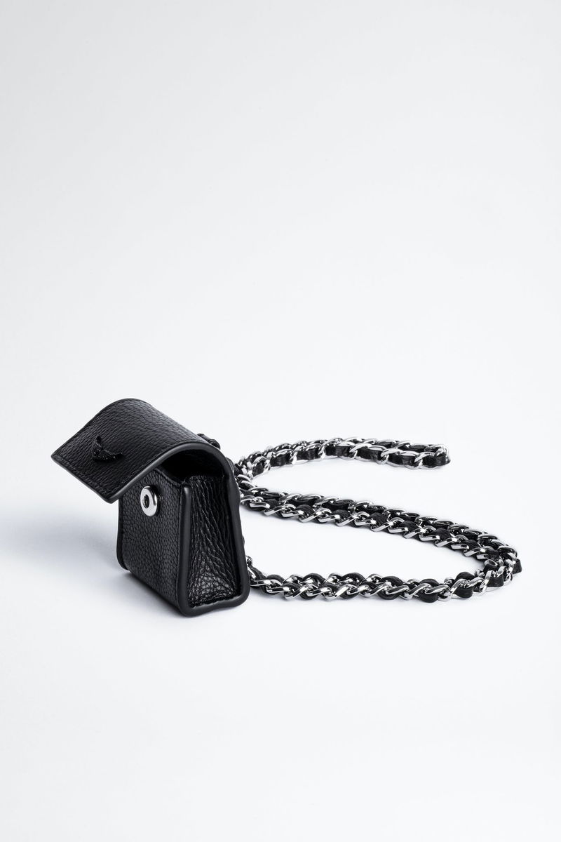 ZADIG VOLTAIRE Grained Leather Airpod Case endource
