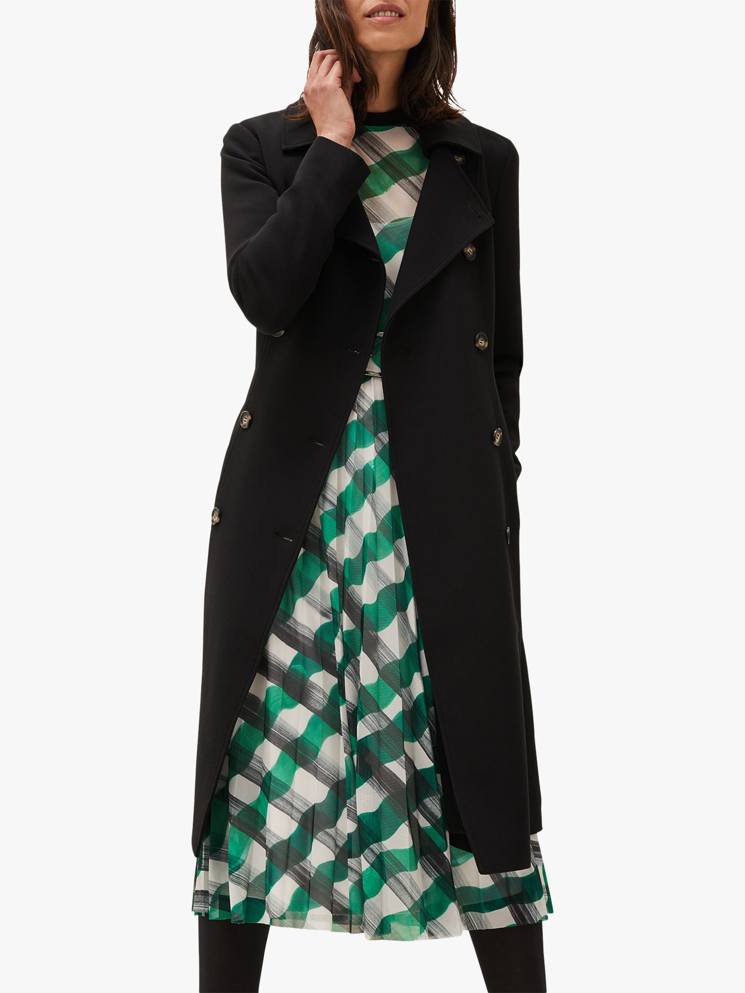 PHASE EIGHT Emmy Pleat Back Trench Coat | endource