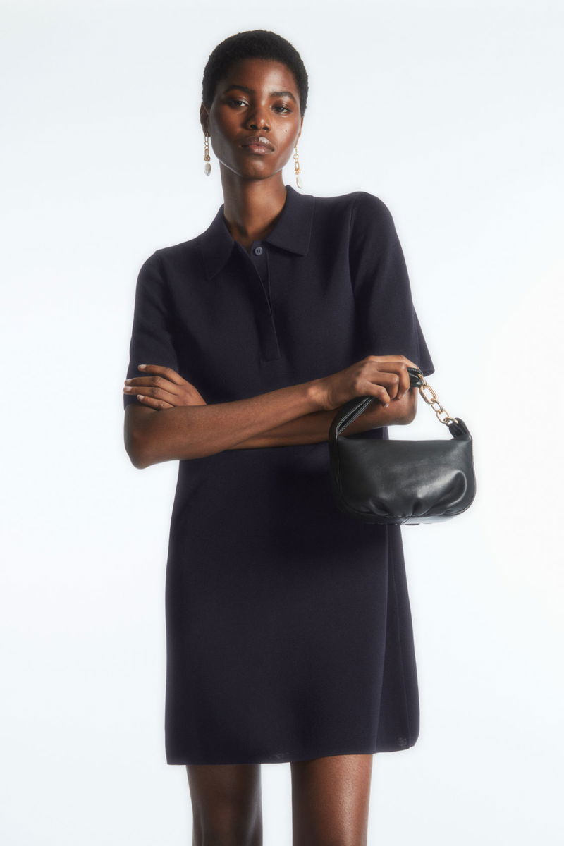 knee length country dresses Knee-Length Career Dress with Sleeves