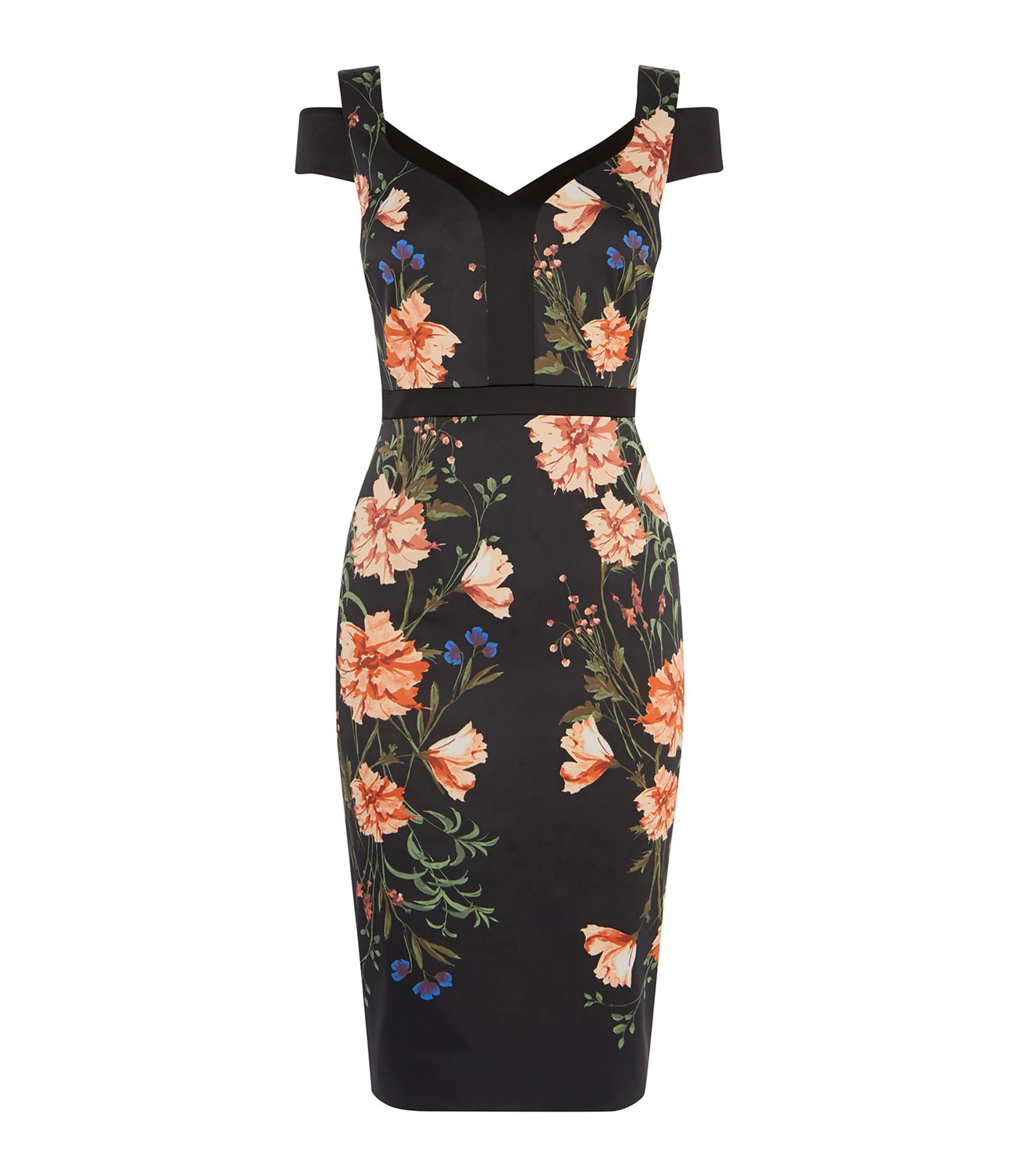 karen millen floral bodycon dress Floral Bodycon Dresses