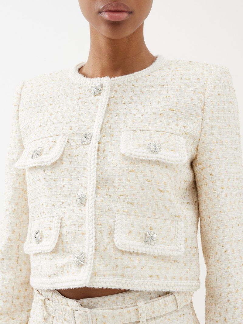 Ivory Boucle Jacket