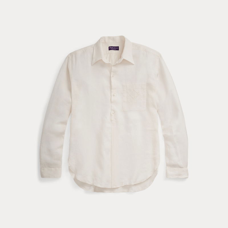 ralph lauren purple label linen shirt