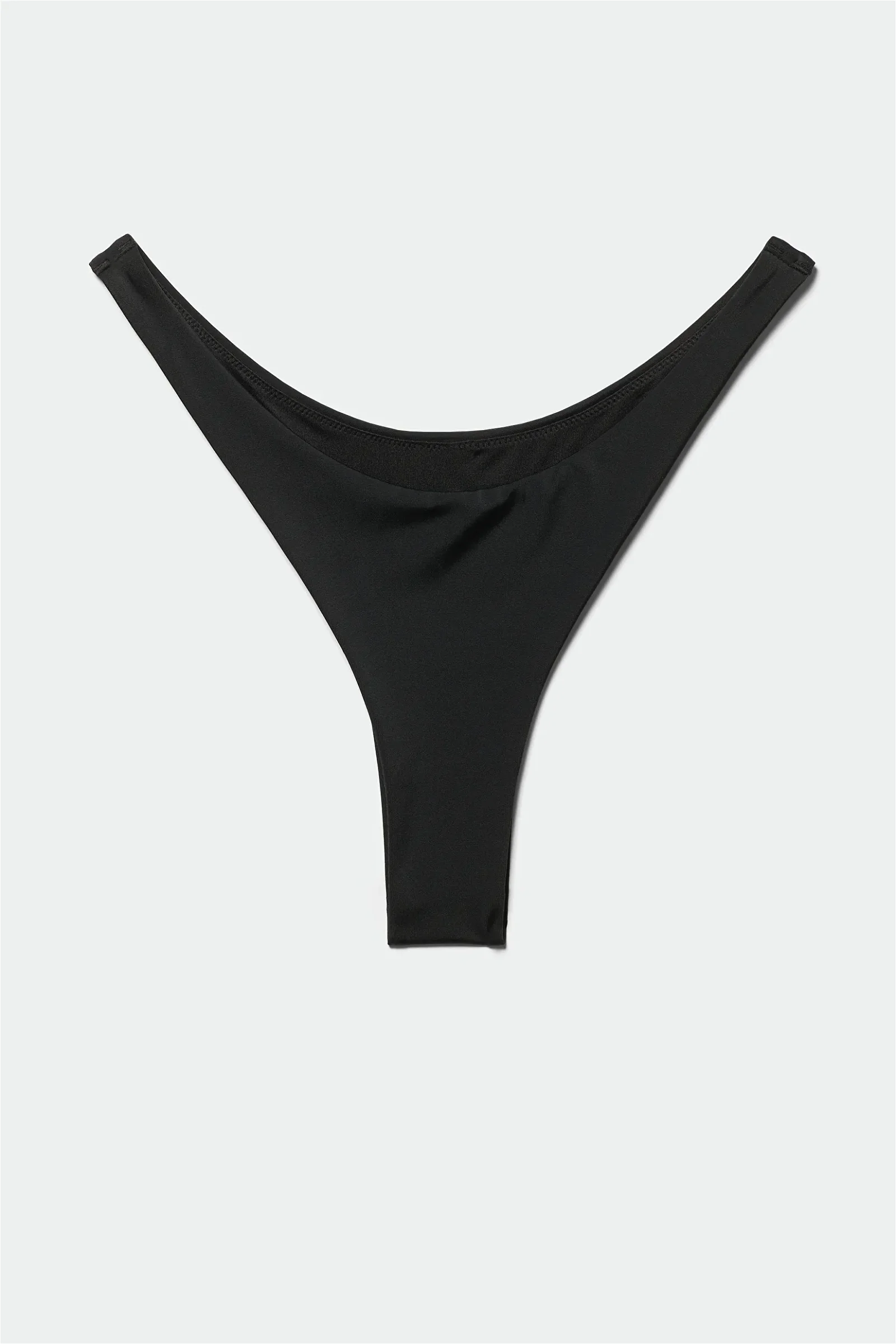 WEEKDAY Brazilian Mini Bikini Bottom in Black | Endource