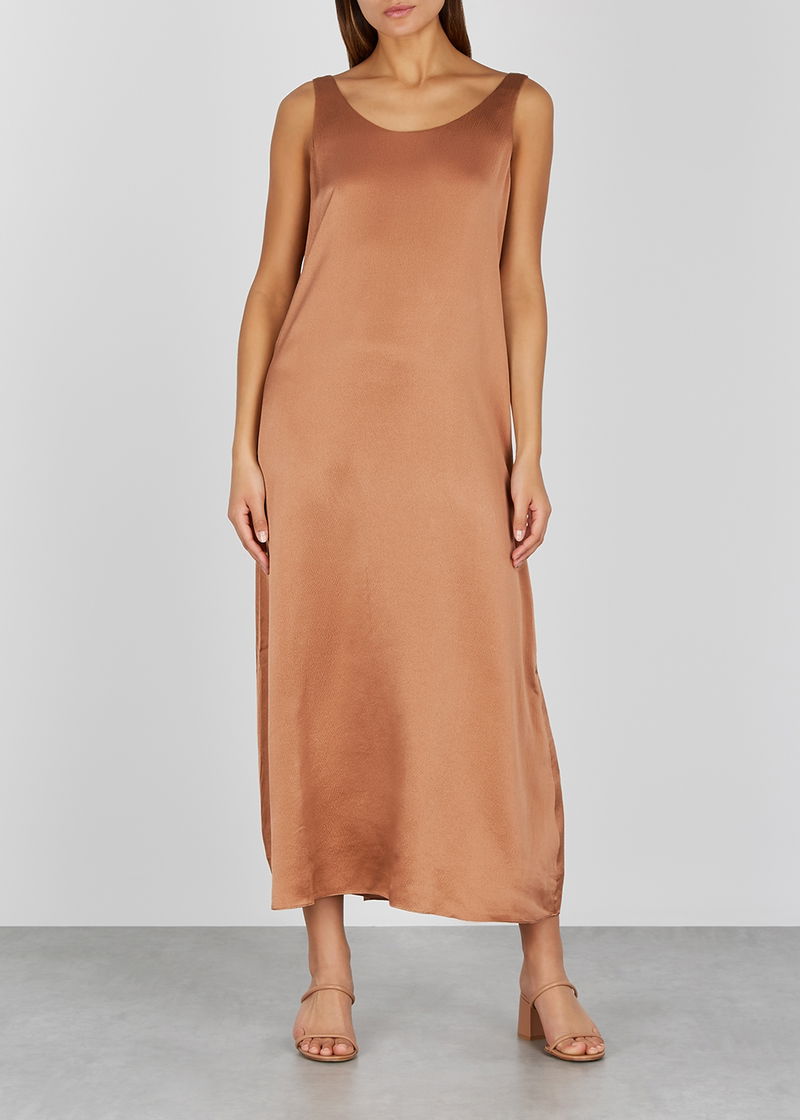 eileen fisher silk maxi dress Outfit Ellen Fisher Dresses Maxi Dress Eileen Fisher Silk Georgette Crepe Dress Pinterest