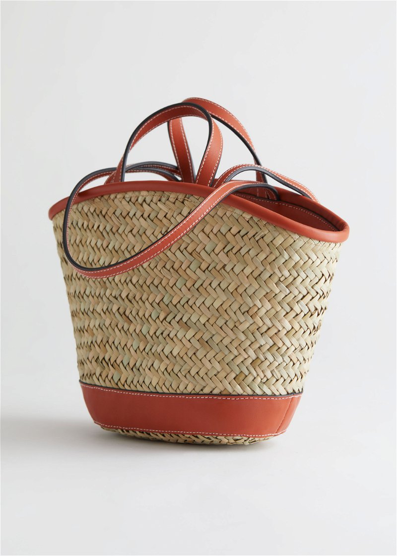 And other stories Large Woven Straw Tote - ShopStyle
