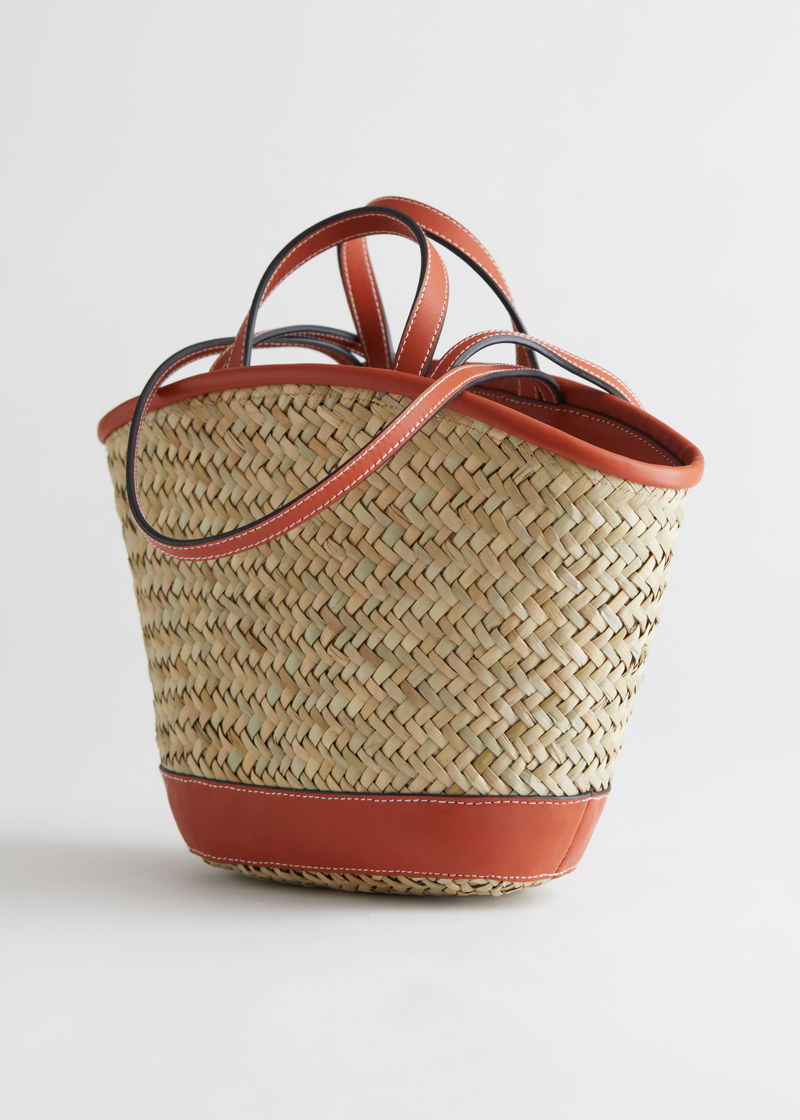 And other stories Large Woven Straw Tote - ShopStyle