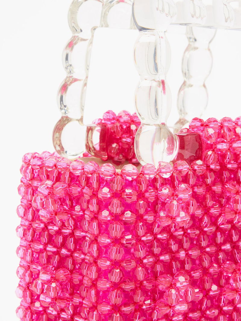 HealthdesignShops, shrimps floral beaded bag