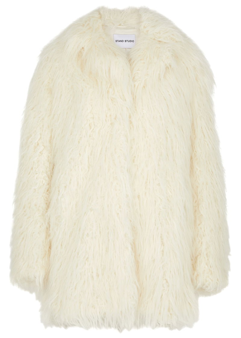 STAND STUDIO Janice Faux Fur Coat | Endource