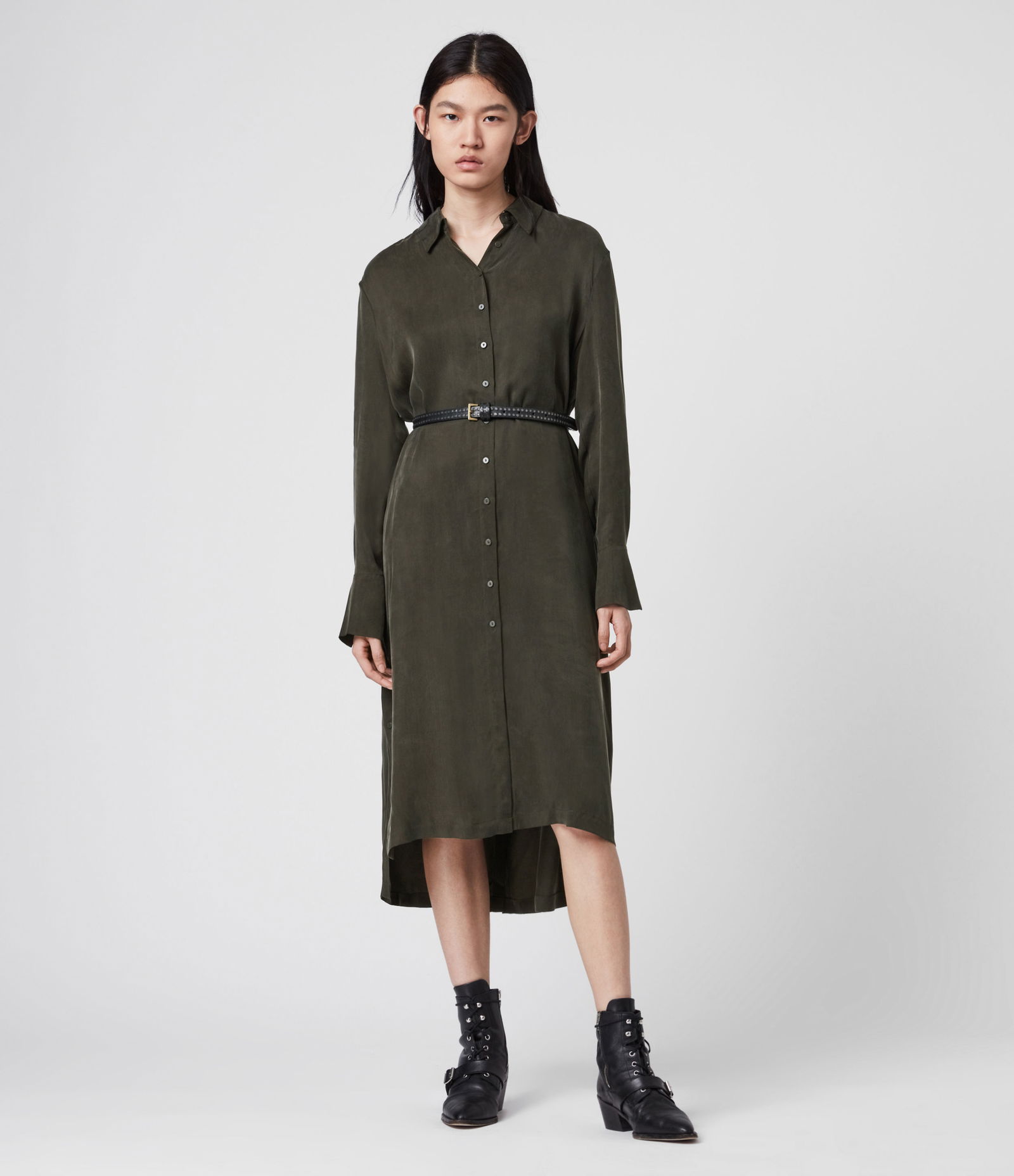 anya shirt dress ALLSAINTS Anya Shirt Dress