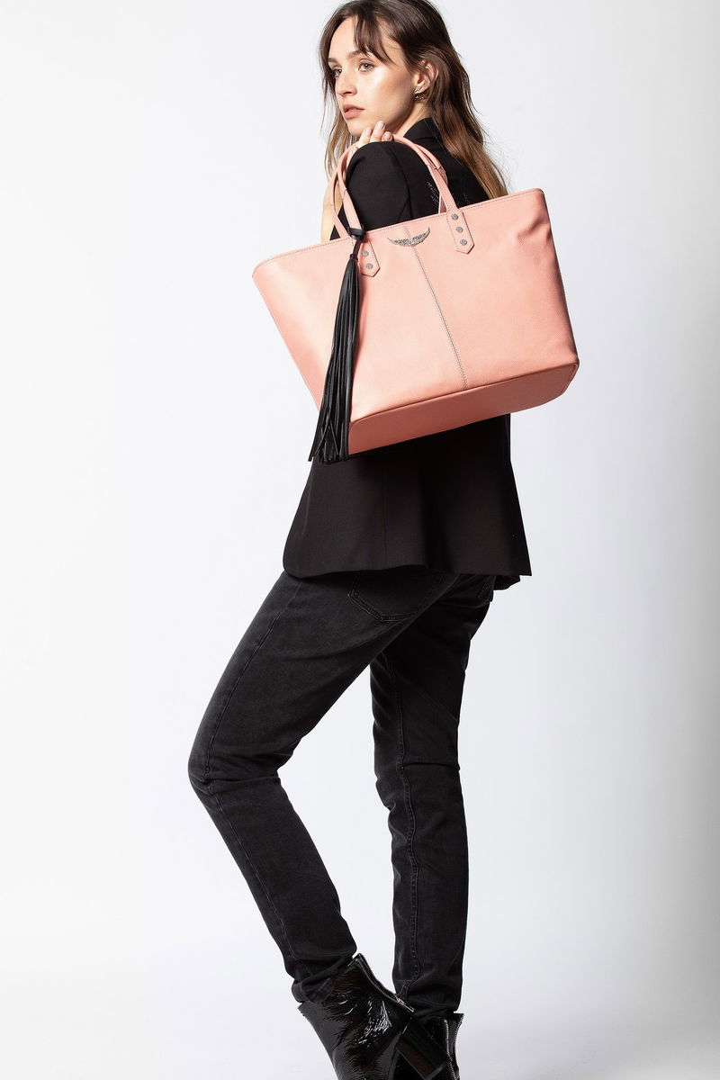 Zadig & Voltaire Mick Leather Tote in Black