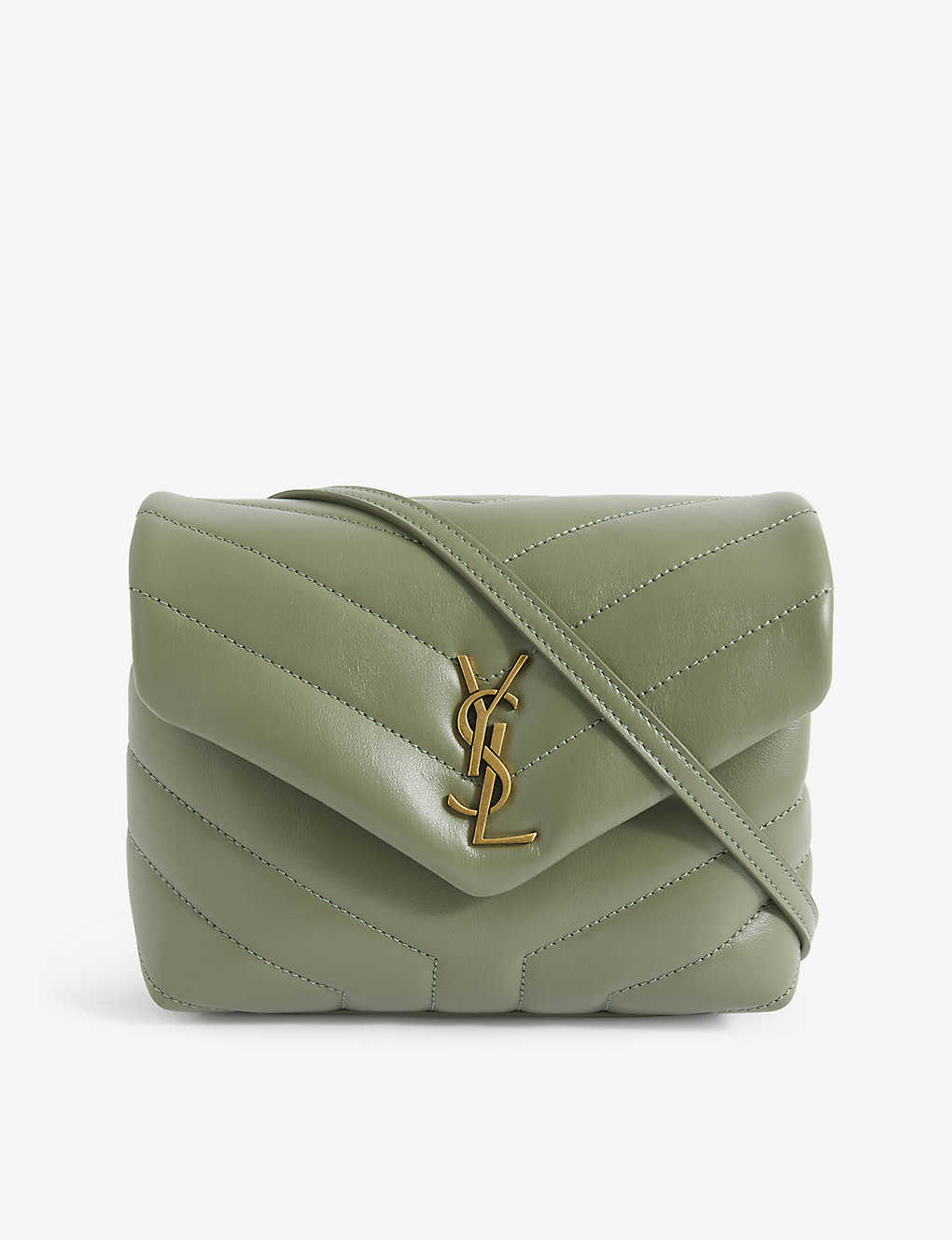 SAINT LAURENT Loulou Toy Logo-Plaque Leather Shoulder Bag endource