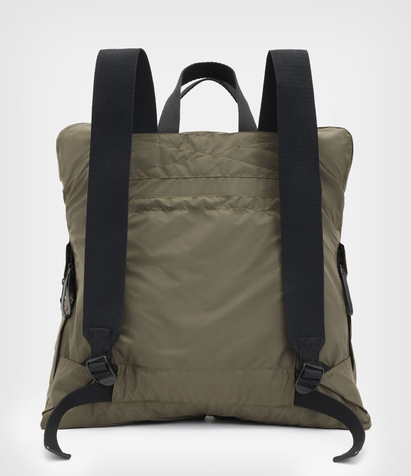 All Saints Olive Green Backpack Buy ALL SAINTS Zone Quilted Large Backpack With Adjustable  main image 2