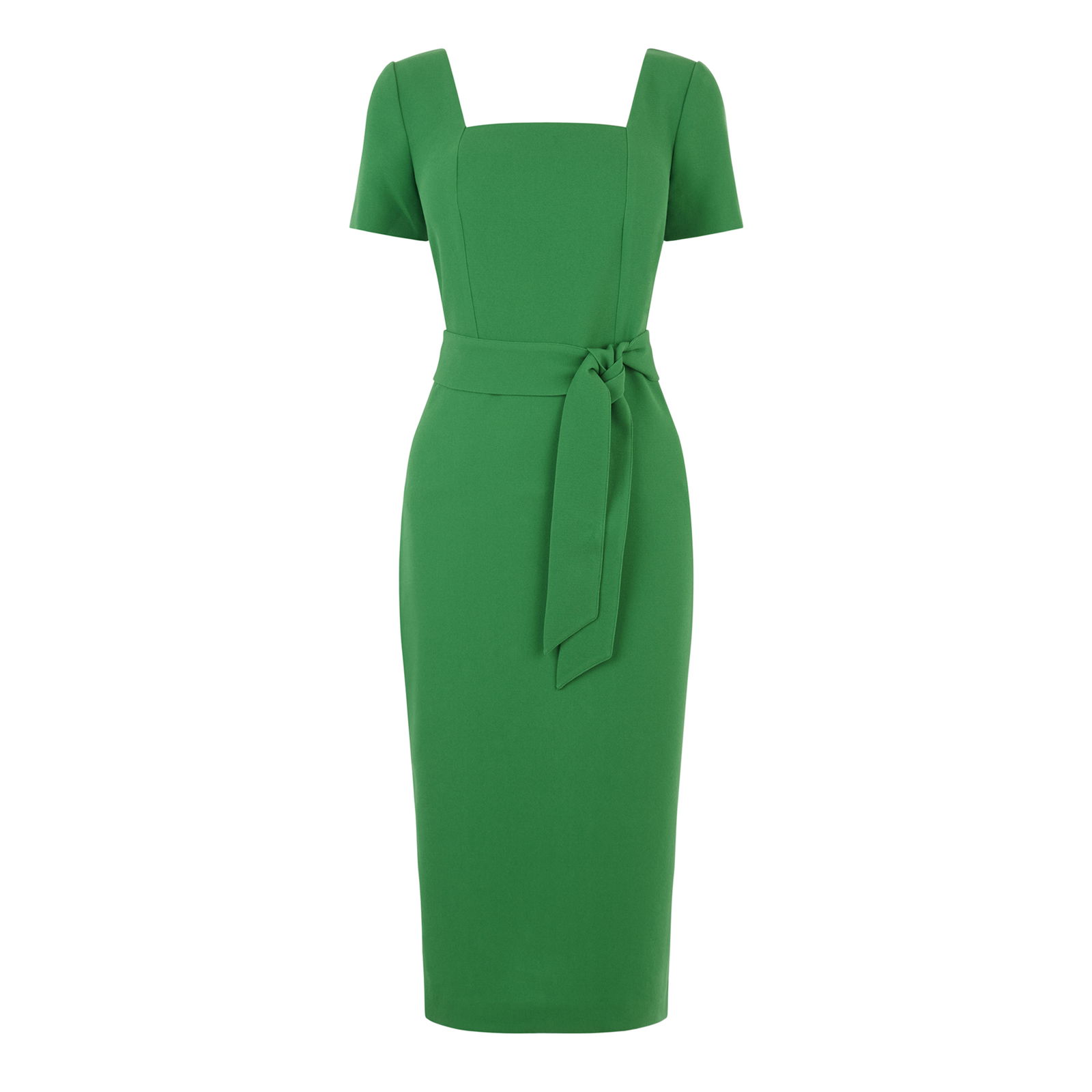 WAREHOUSE Square Neck Crepe Dress | endource WAREHOUSE Square Neck Crepe Dress | endource