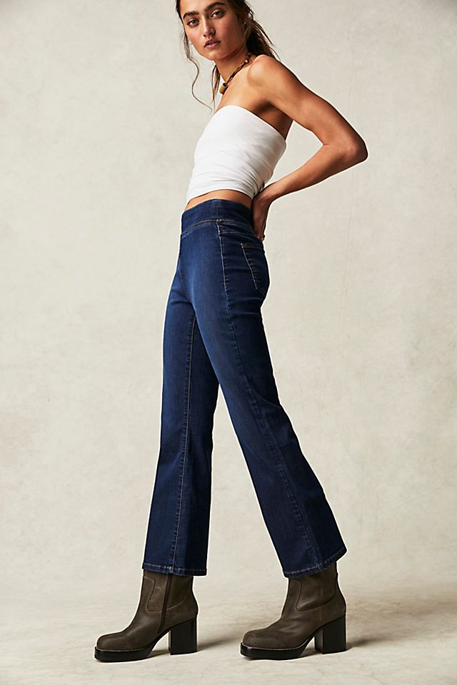 We The Free Mermaid Mid-Rise Flare Jeans