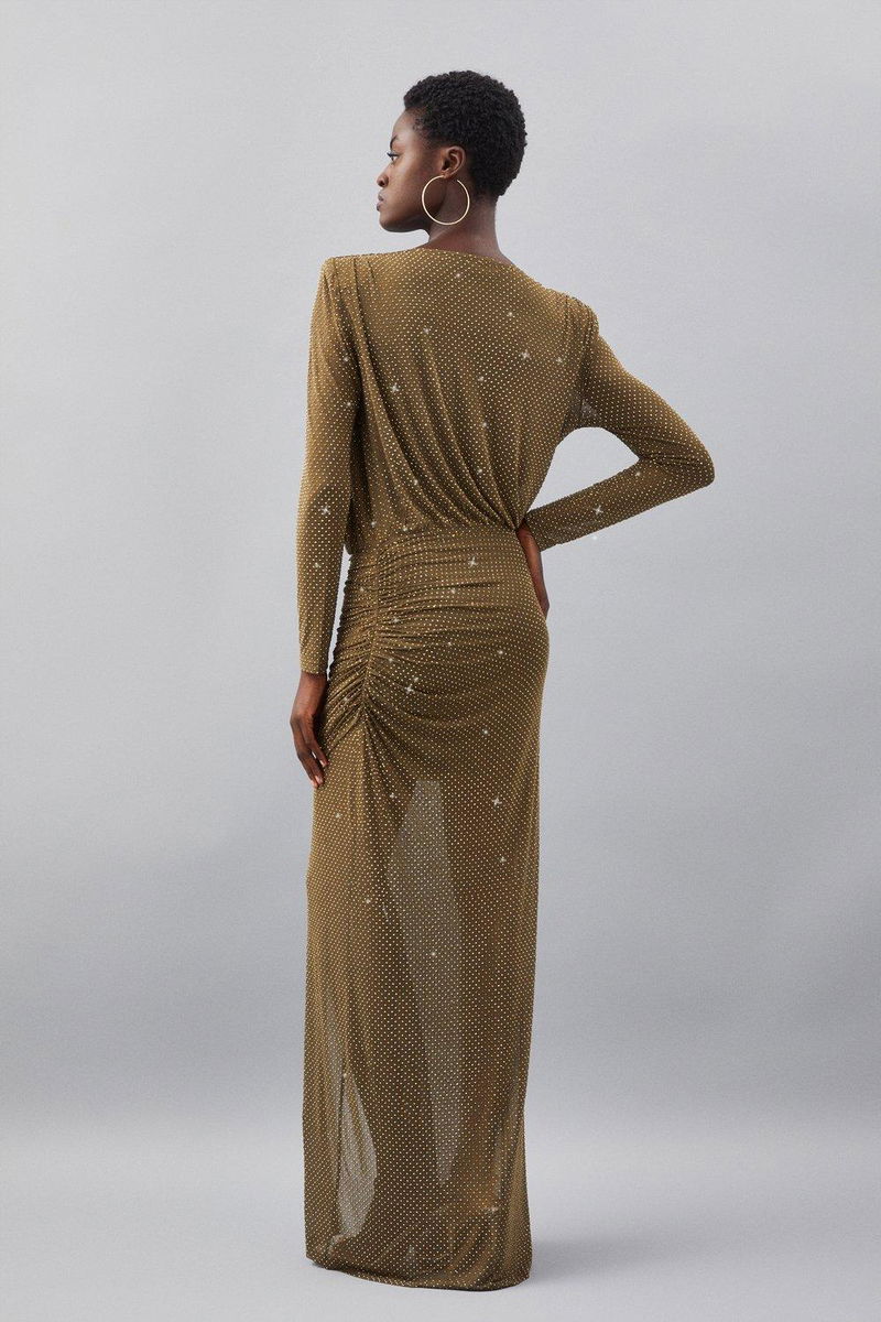 KAREN MILLEN Hotfix Maxi Dress | endource
