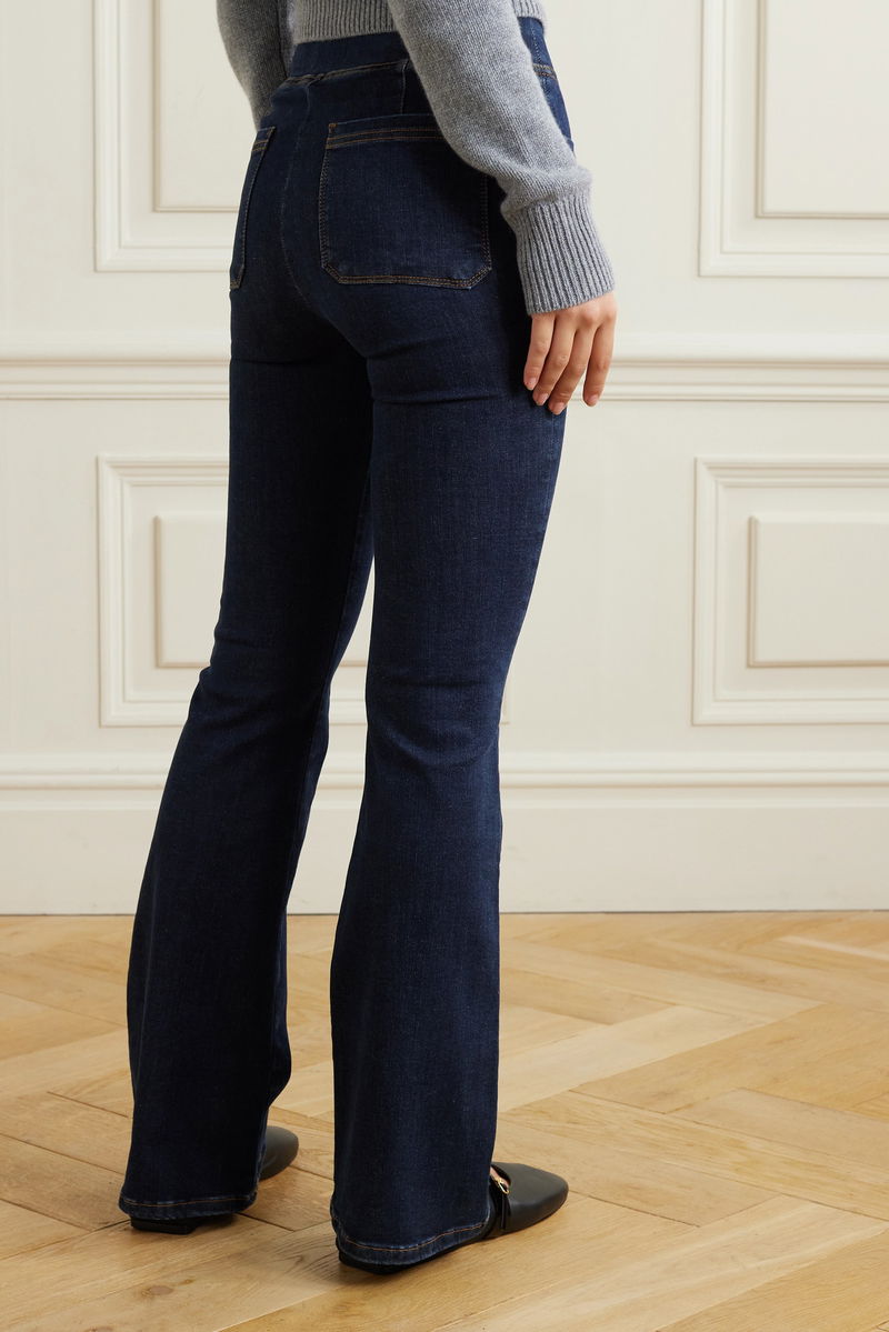 FRAME + NET SUSTAIN The Extreme high-rise flared jeans