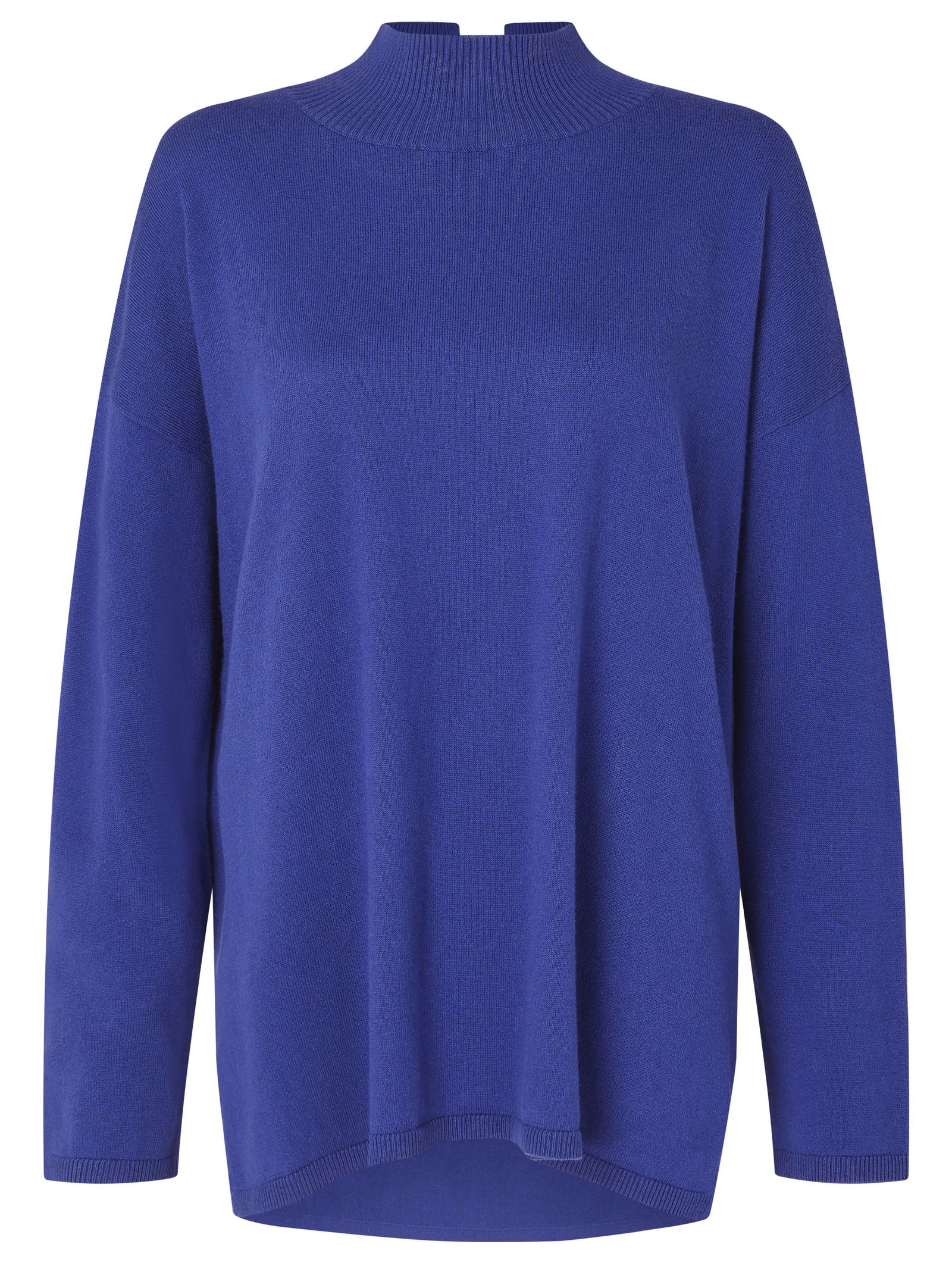 Washable-Cashmere Side-Vent Sweater