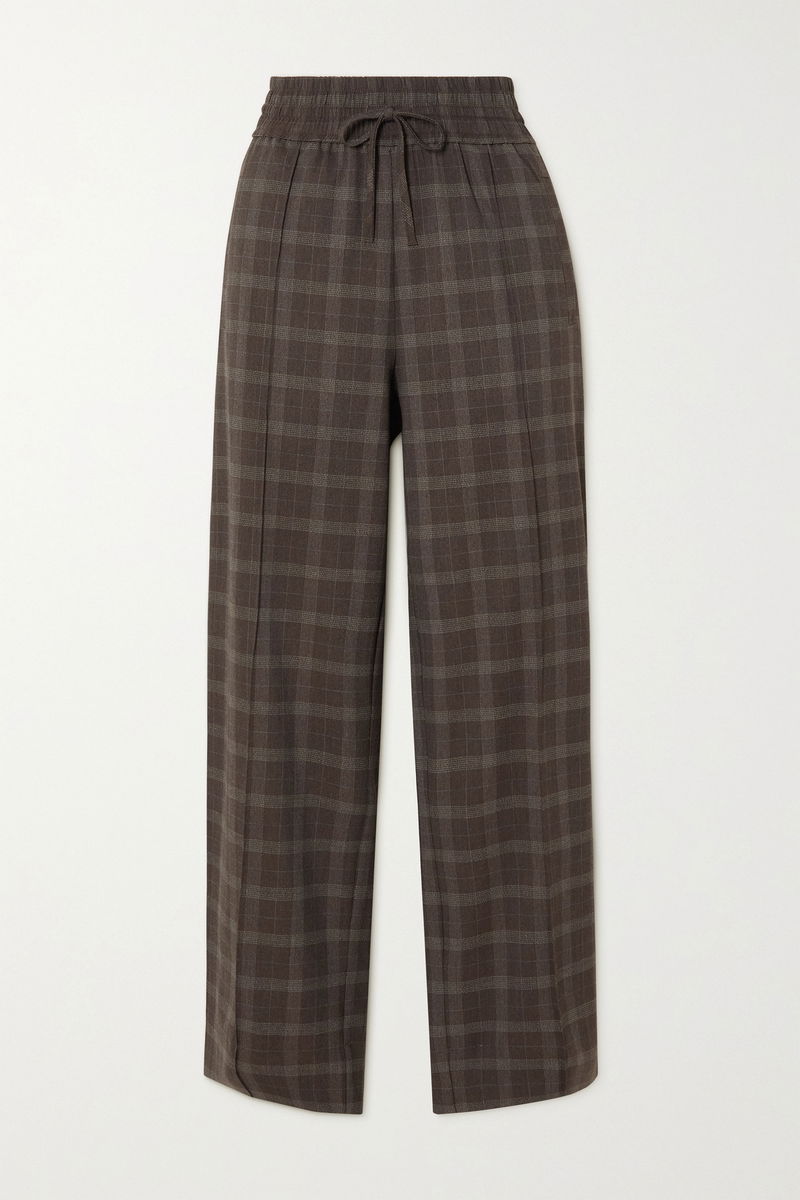 GANNI Woven wide-leg pants