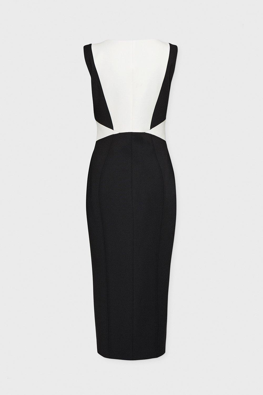 blue maxi halter dress White & Floral - All Dresses Perfect for sophisticated occasions sku_HMJ183-blackfloralprint-FO Seam Length:26 Black Athletic Women's Tennis