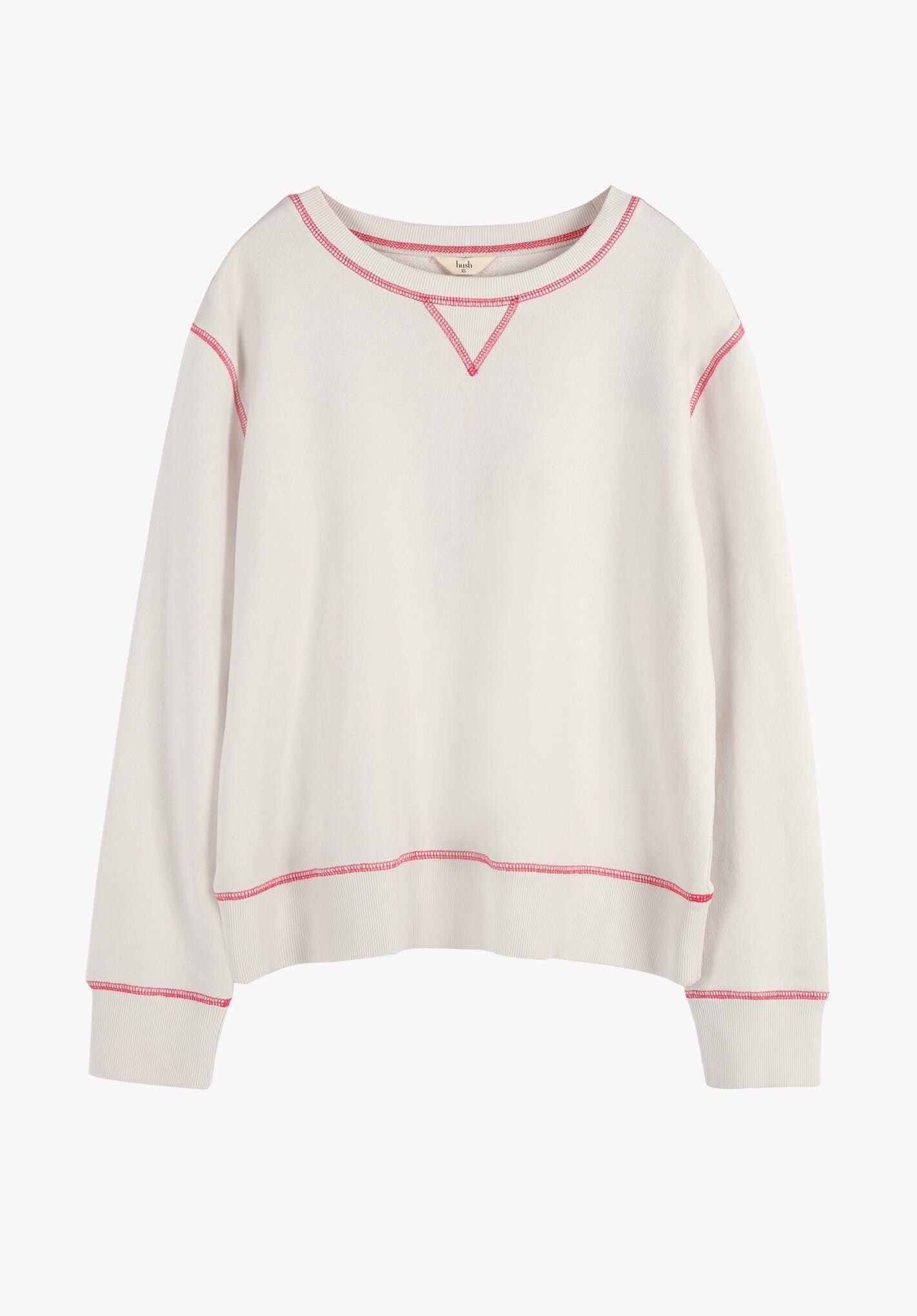 HUSH Moreno Cotton Sweatshirt in Light Grey | Endource