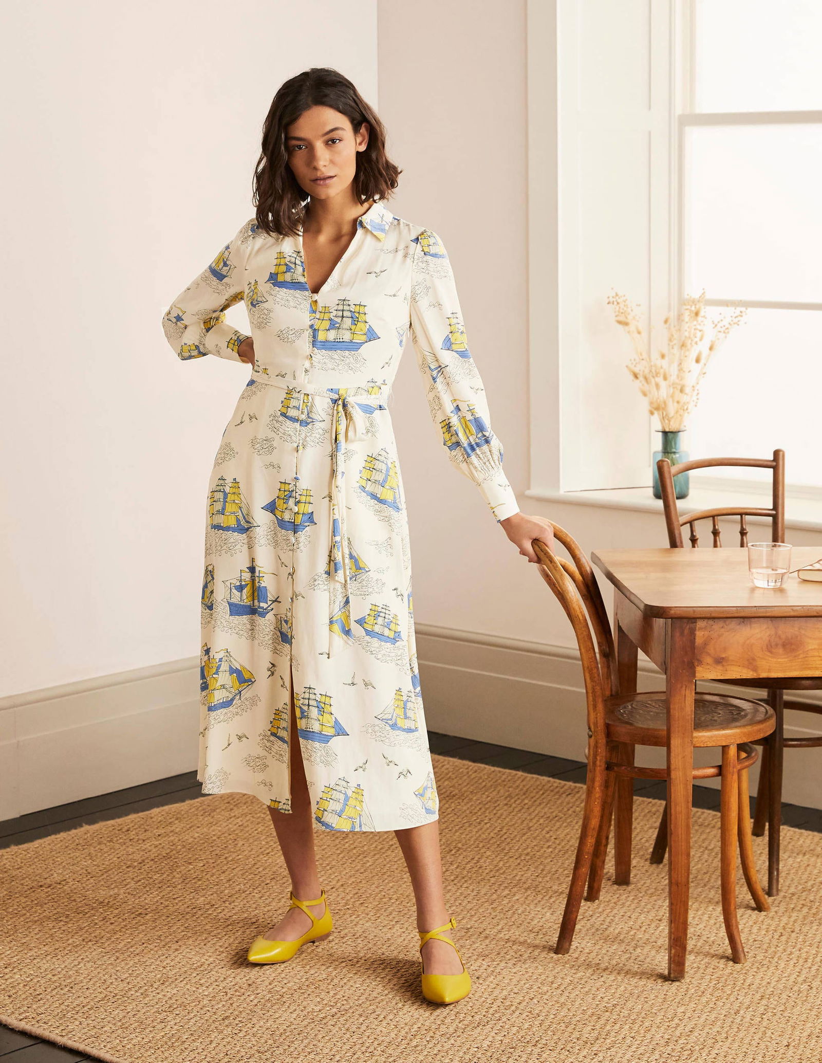 BODEN Rosanna Midi Shirt Dress | endource