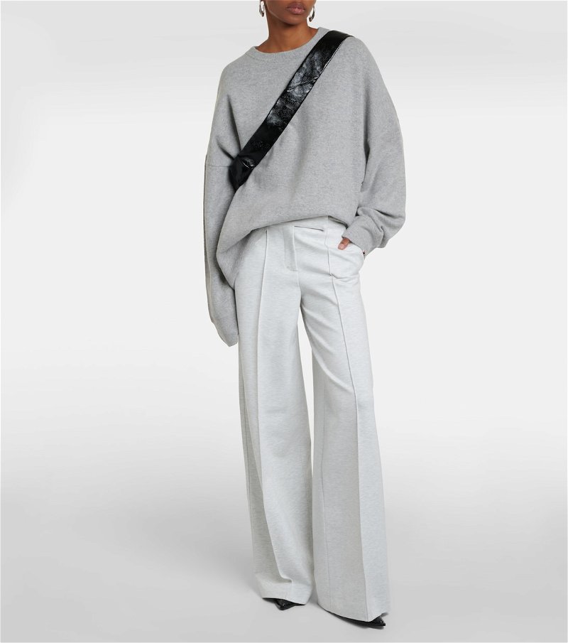 Grey Cotton-blend jersey shorts, Extreme Cashmere
