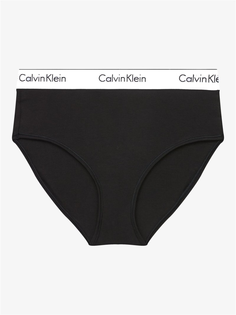 Calvin Klein High Waisted Hipster Briefs, Black at John Lewis & Partners