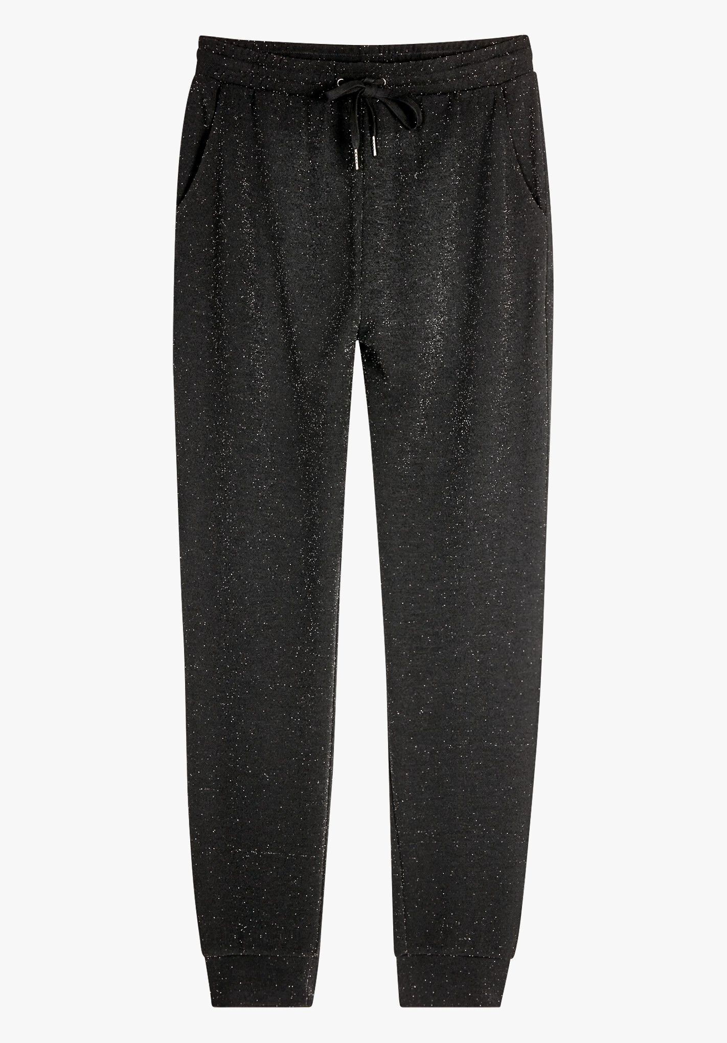 John Lewis ANYDAY Soft Loose Joggers, Black