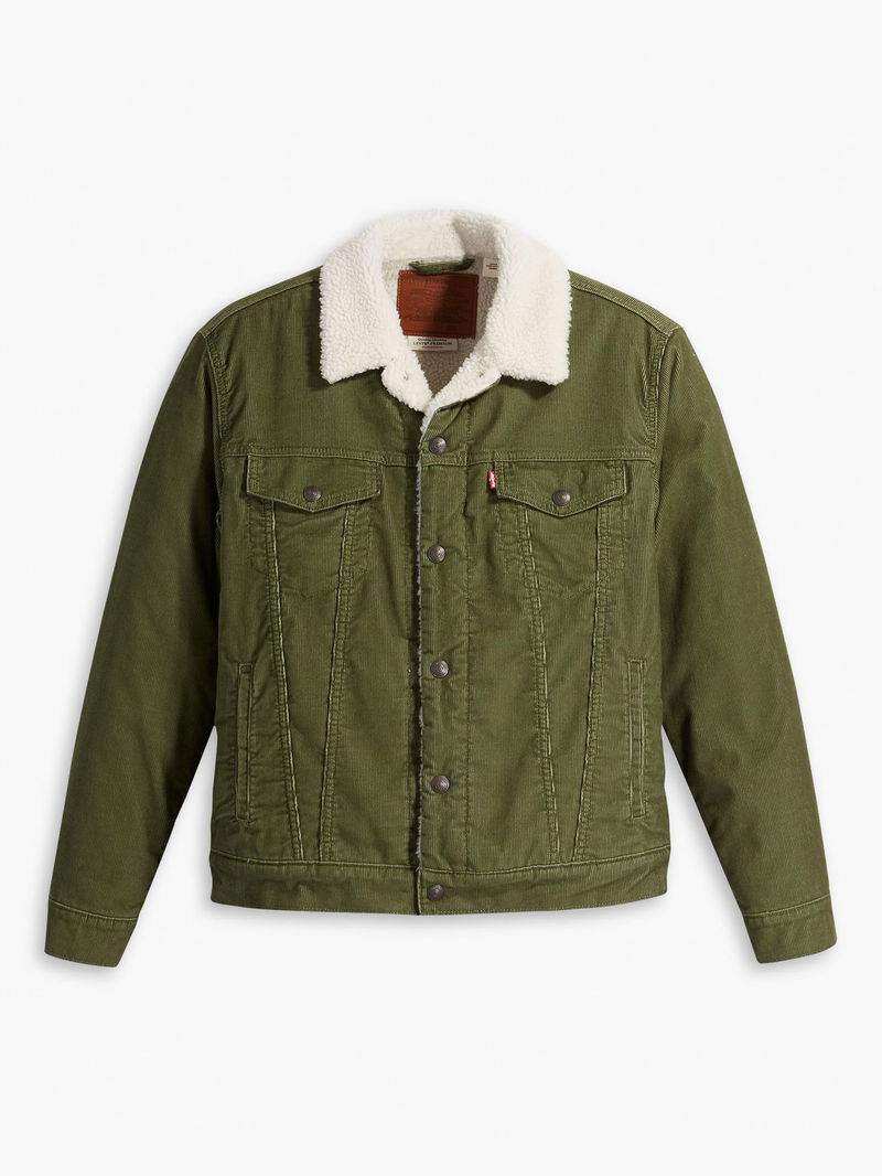 levis sherpa cord trucker jacket