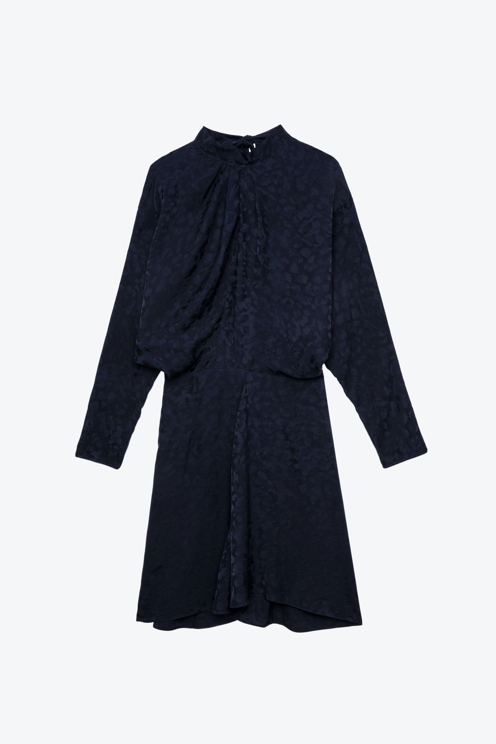 ZADIG VOLTAIRE Ritas Jac Leo Silk Dress In Encre Endource zadig-voltaire-ritas-jac-leo-silk-dress-in-encre-endource