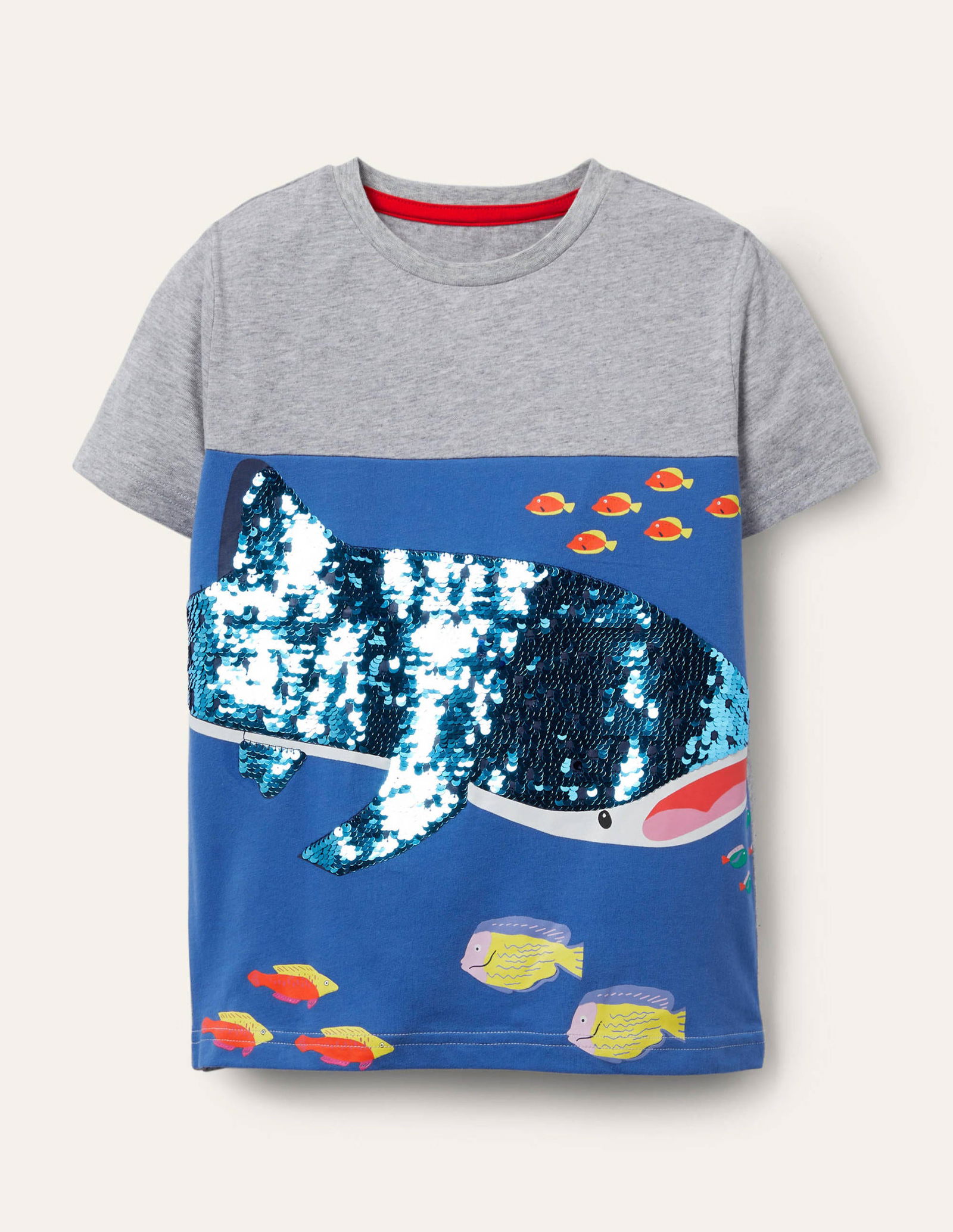 sequin shark t shirt