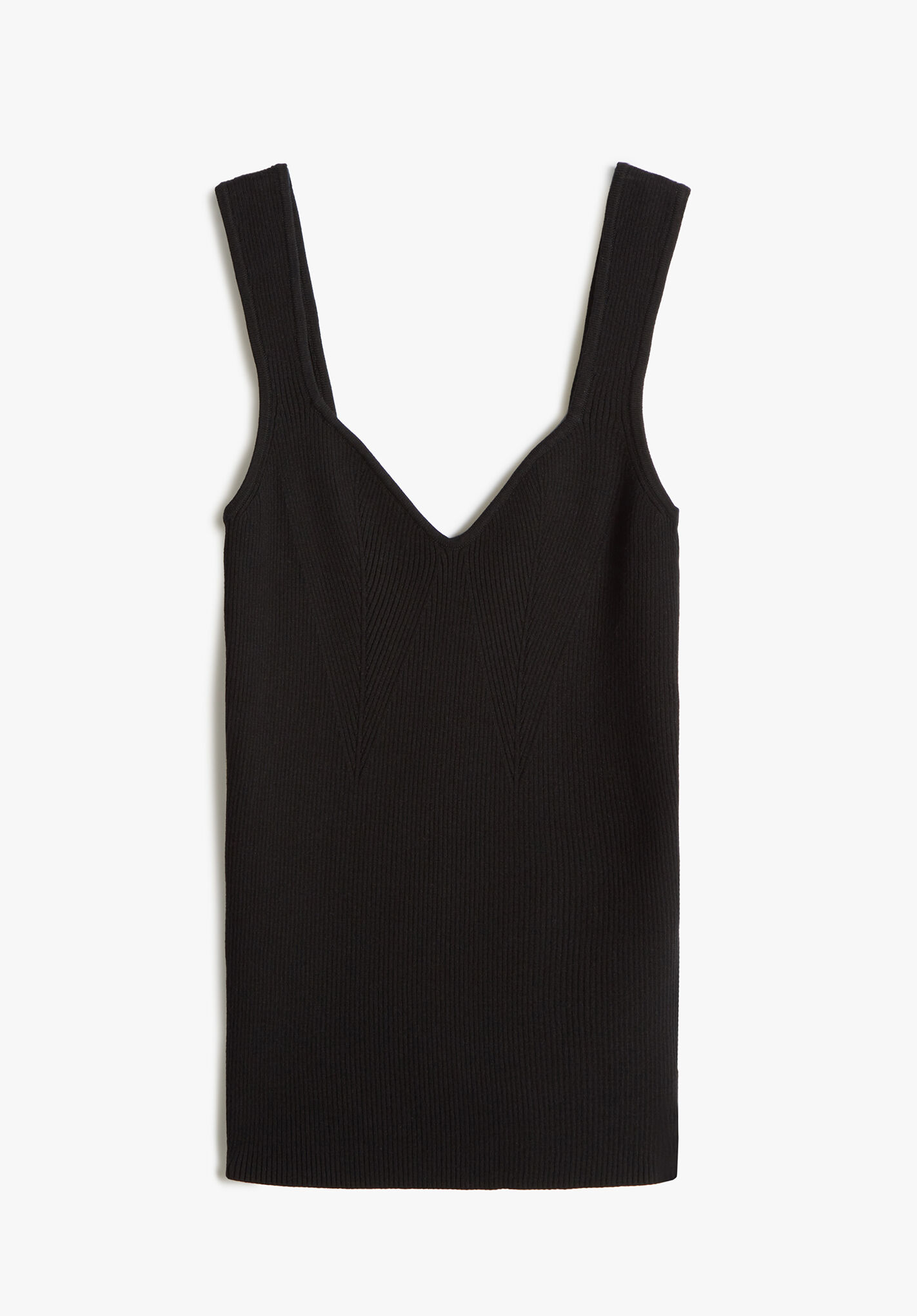 Engineered Rib Placket HUSH Engineered Rib Knitted Vest | endource