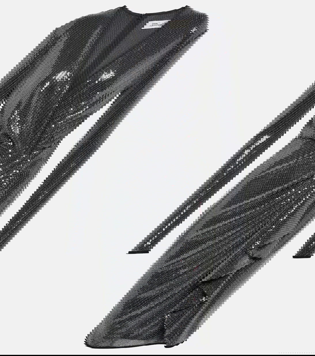 DIANE VON FURSTENBERG Lexa Sequined Minidress in Grey | endource