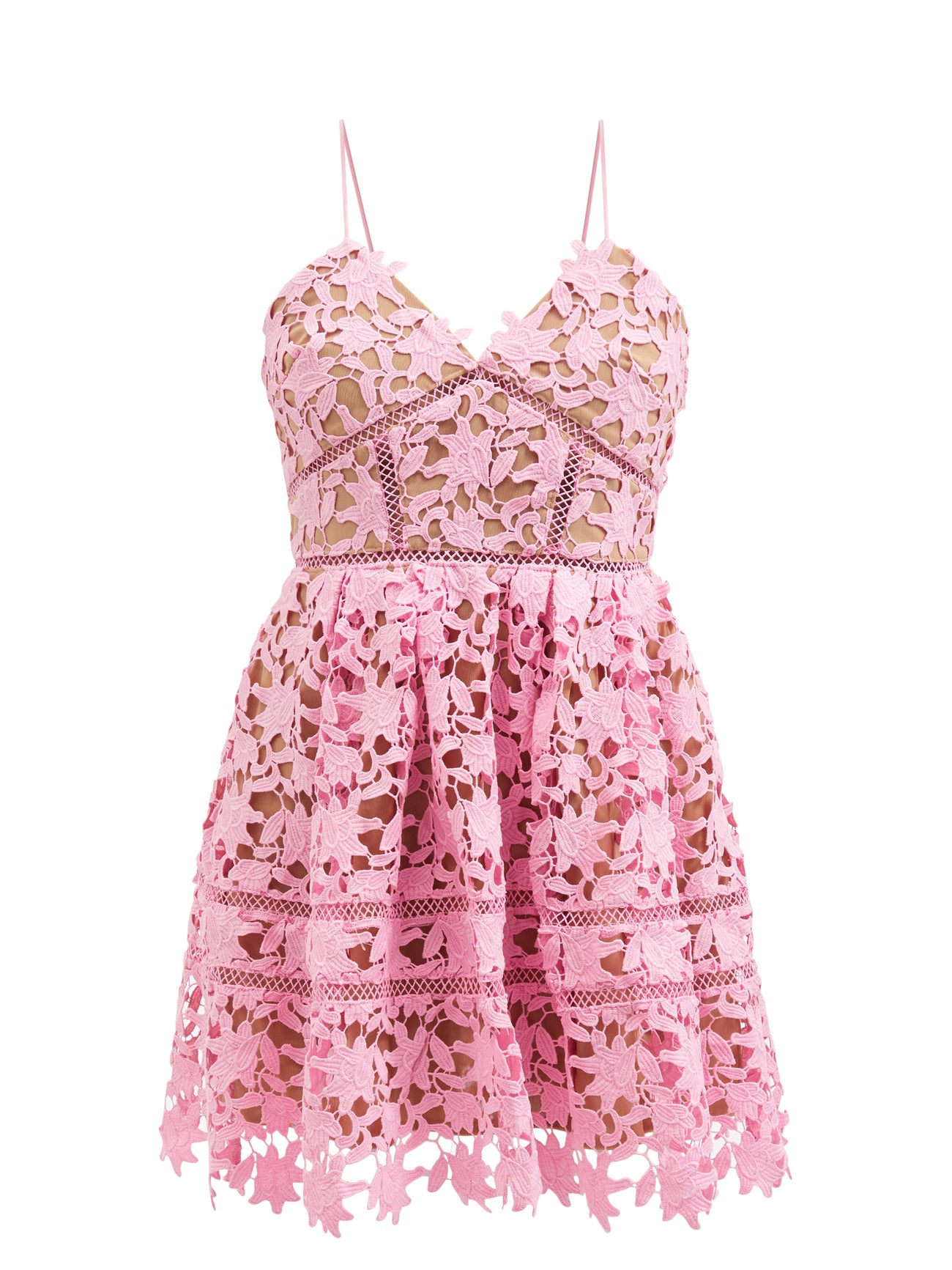 knee length dresses for ladies Ivy Mini Dress - Coral Pink main image 0