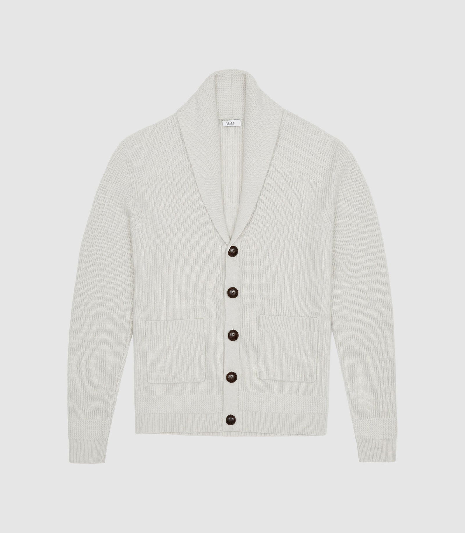 reiss astrid shawl collar sweatshirt