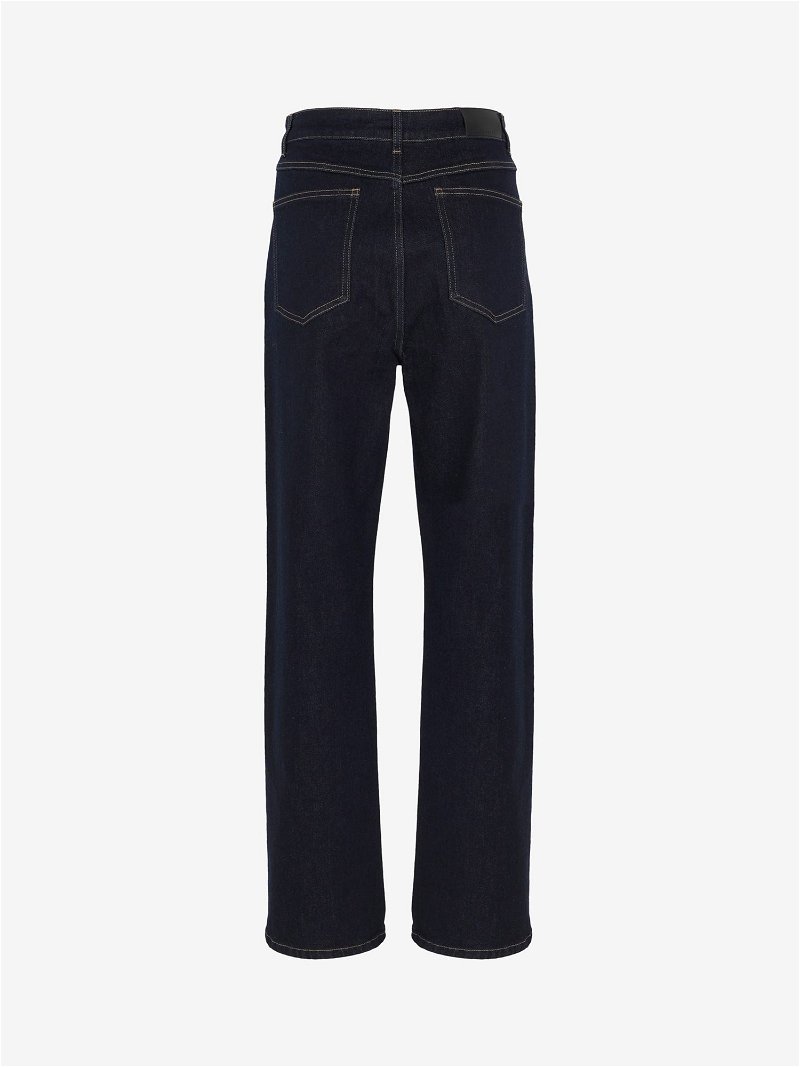 Mint Velvet High Waist Flared Jeans, Dark Blue at John Lewis & Partners