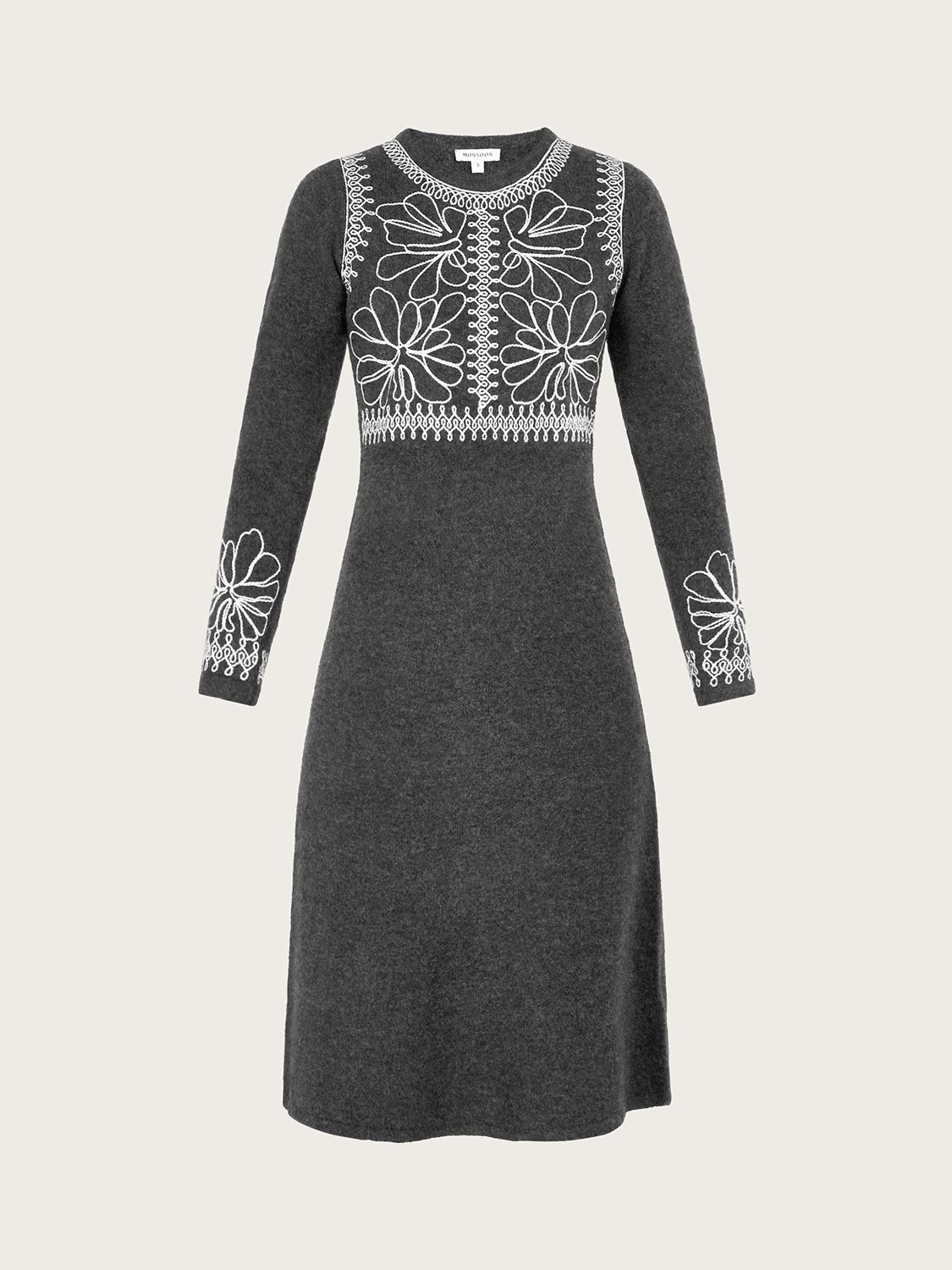 Monsoon Cora Cornelli Knee Length Dress endource