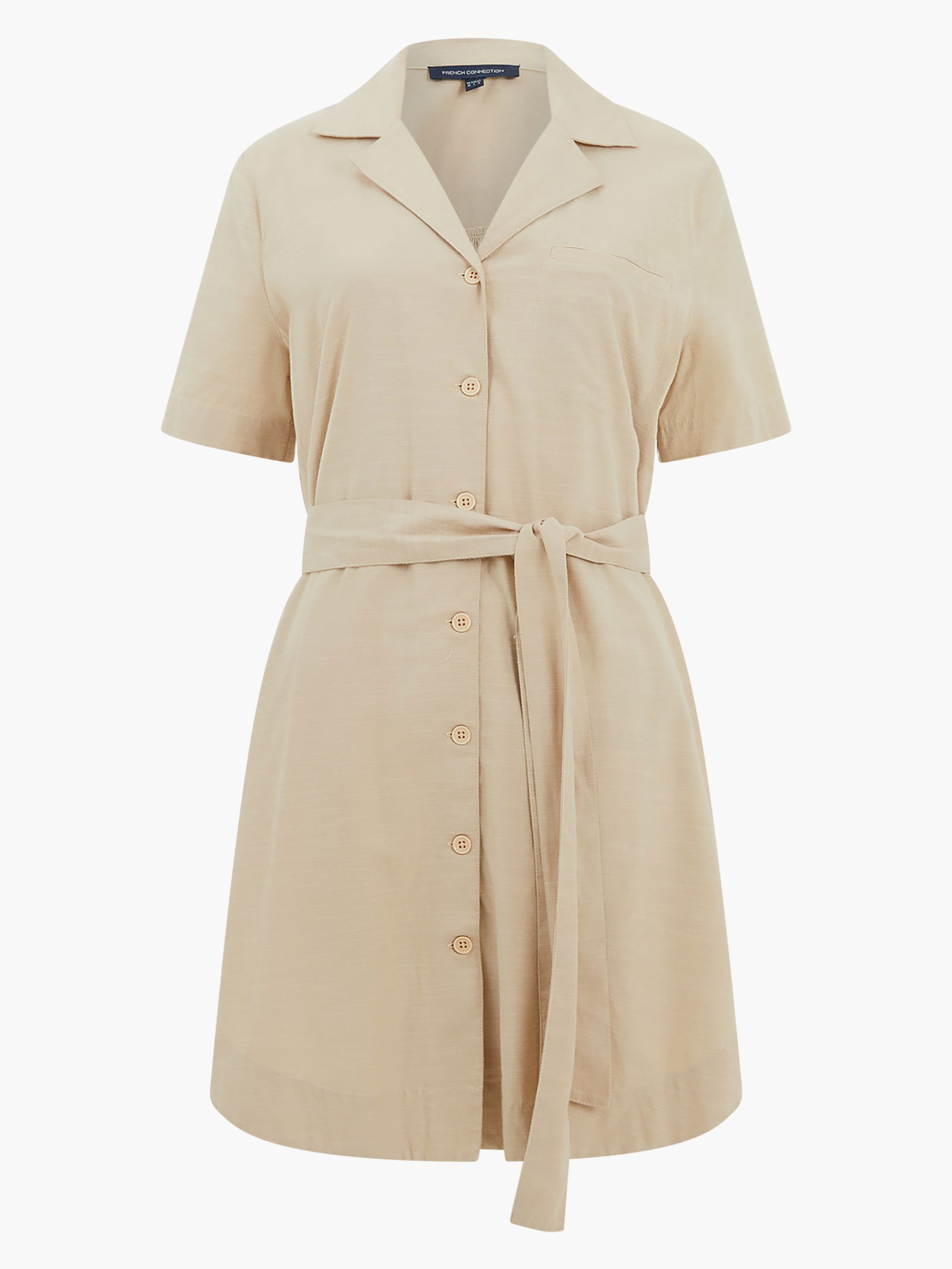 FRENCH CONNECTION Alania Lyocell Blend Shirt Dress | endource