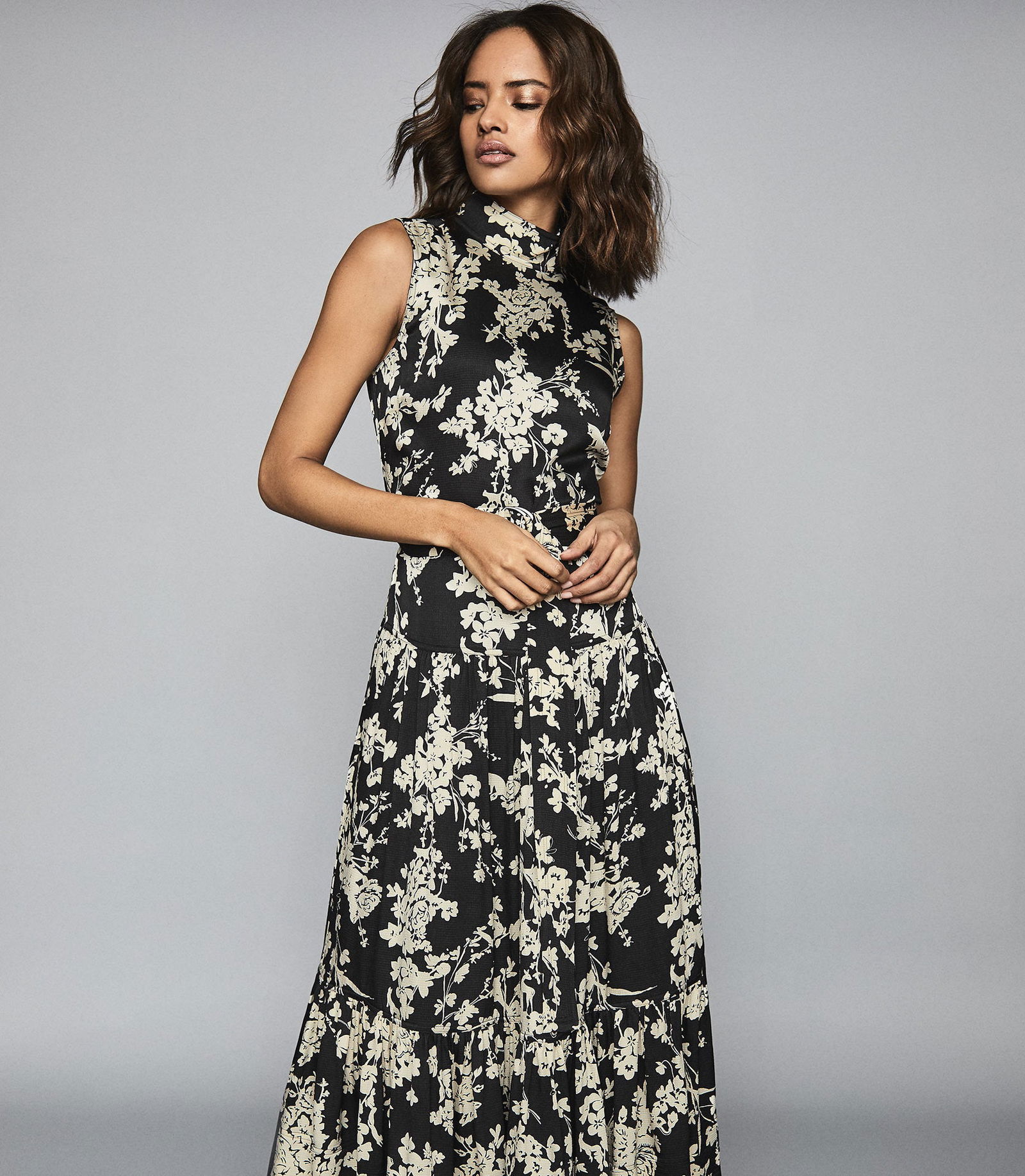knee length dresses for ladies Free People Brielle Midi Dress