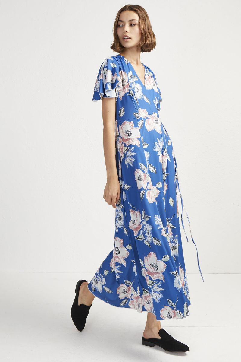 FRENCH CONNECTION Cari Floral Midi Tea Dress | endource
