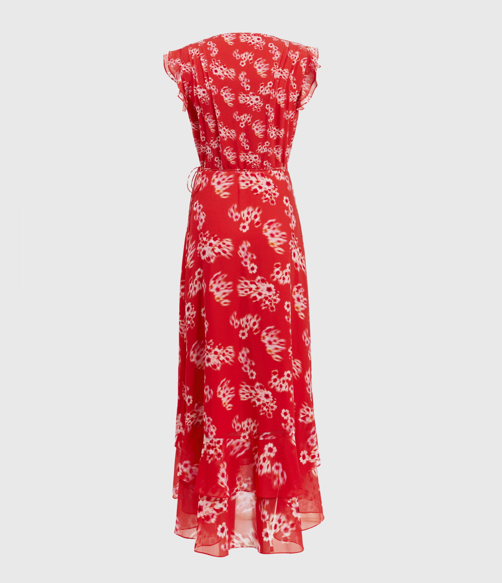 all saints red wrap dress Allsaints Flores Hearts Wrap Dress