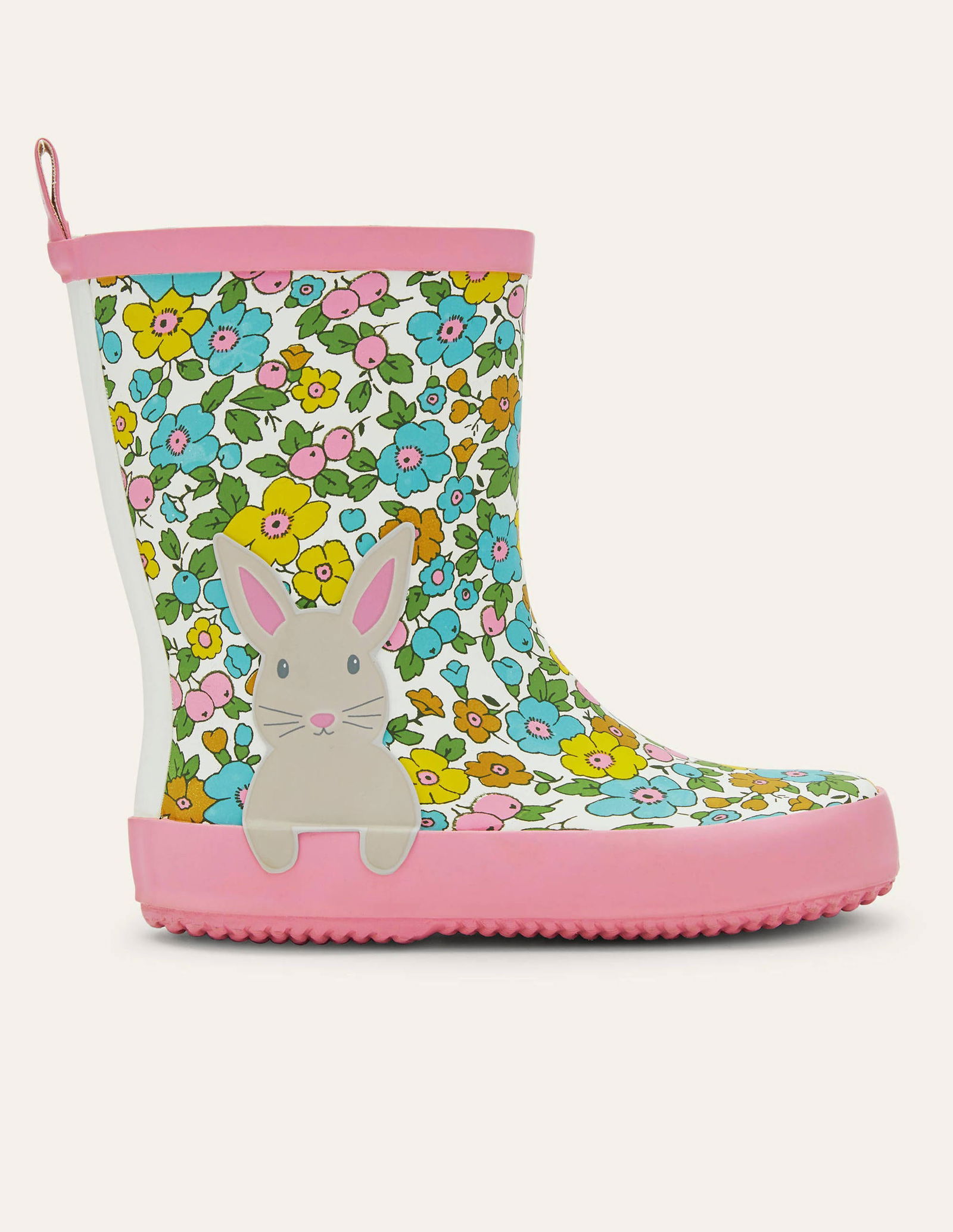 Bunny Floral Print Wellies Navy Floral Joules Grey Floral Wellies